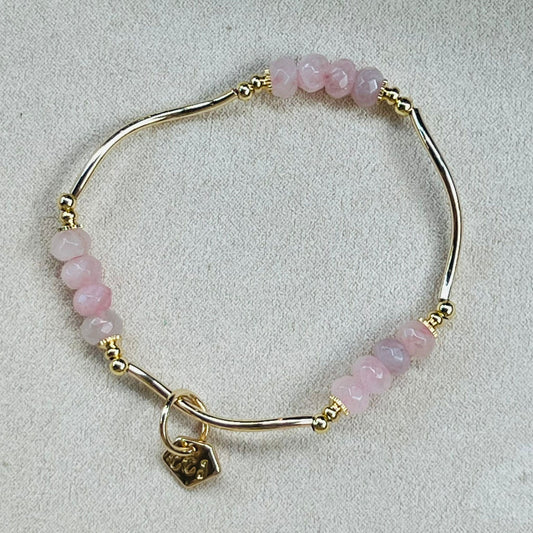 Rose Quartz Baby La Grace Bracelet