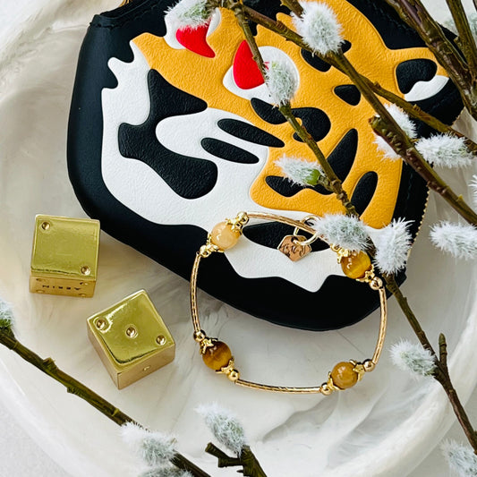 Honey Tigereye & Golden Jade La Grace Bracelet
