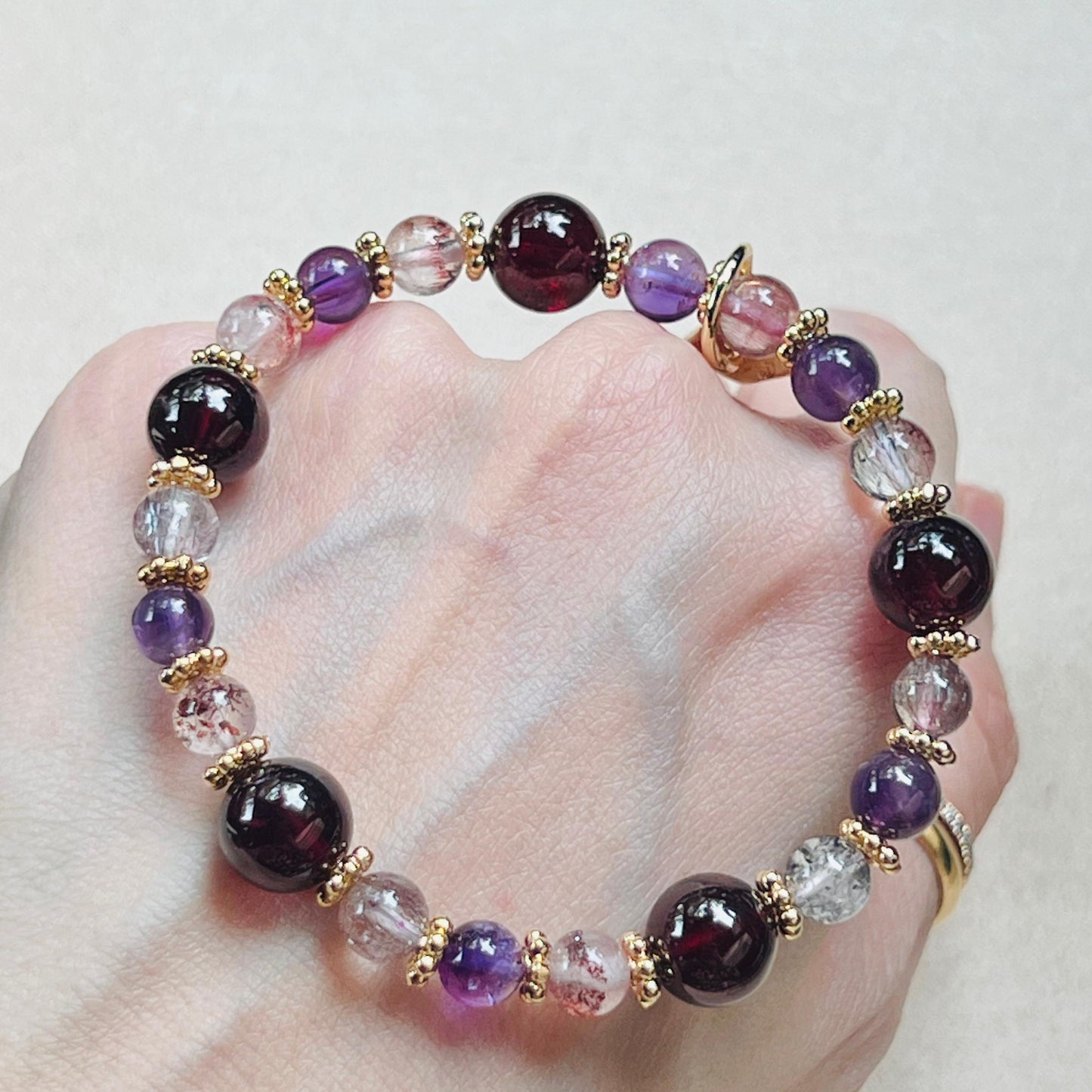 Super7 & Garnet Bracelet