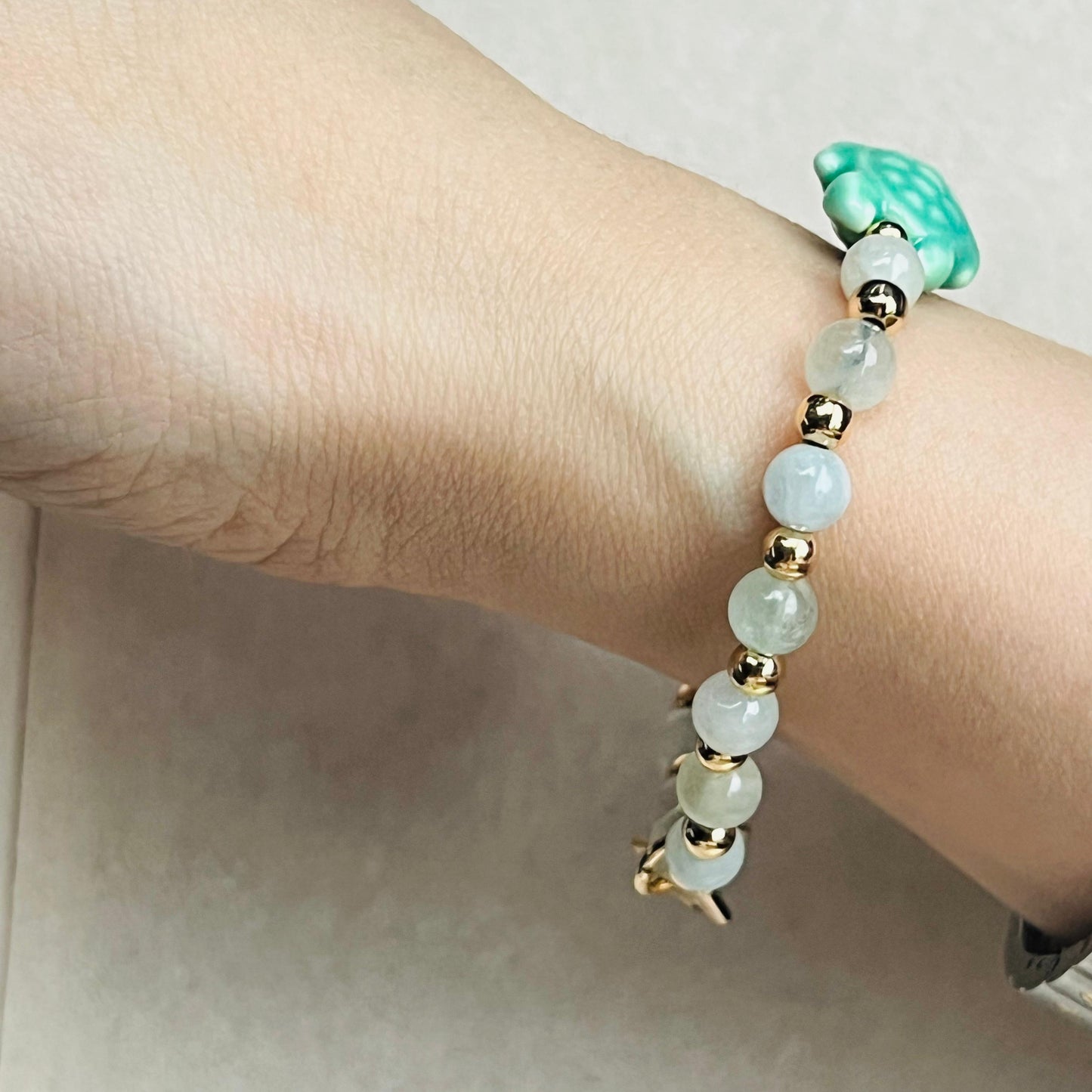 Jade & Green Beryl Cuddlies Bracelet