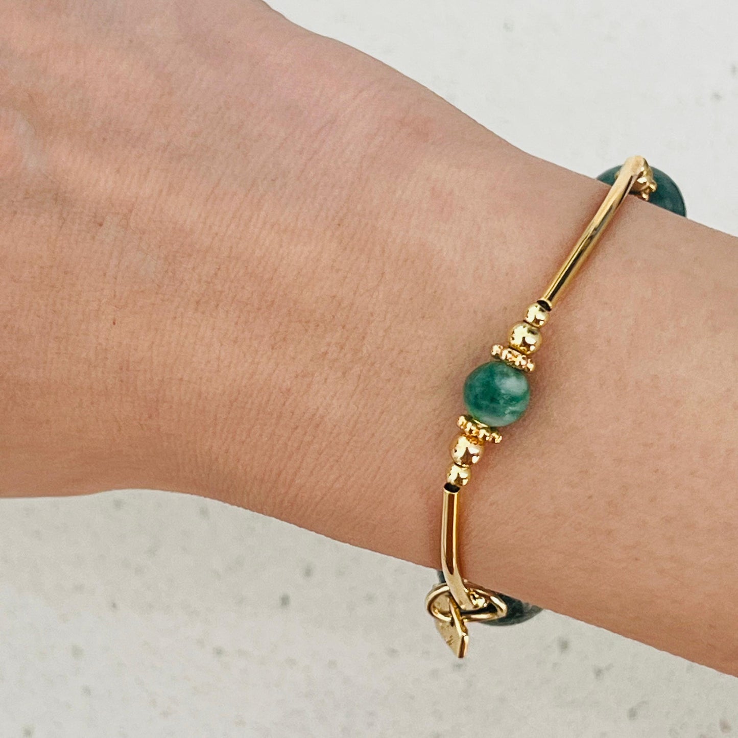 Jade & Seraphinite Juicy La Grace Bracelet