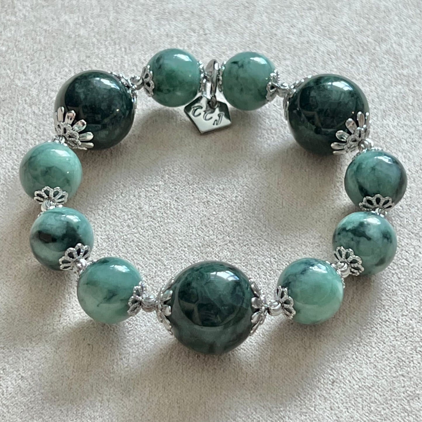 Watercolor Jade Bracelet SHW