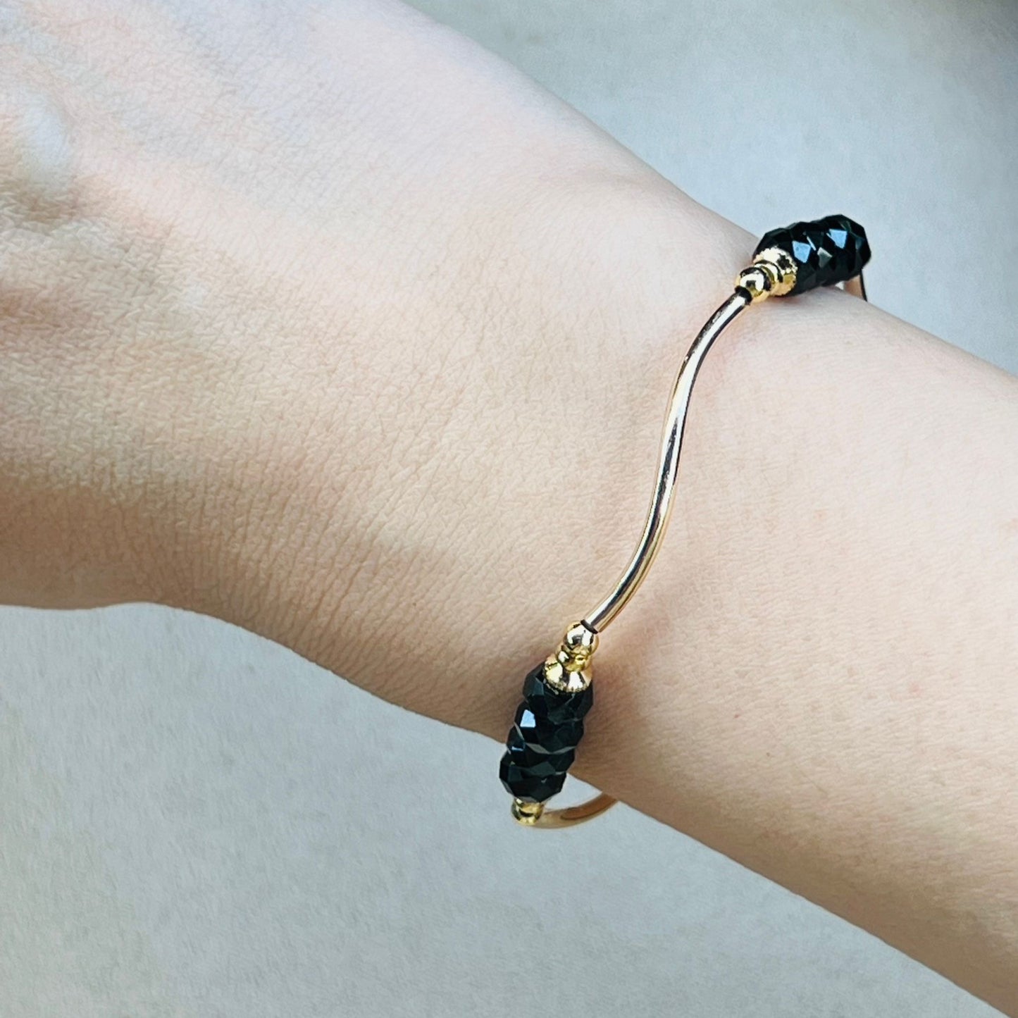 Black Spinel La Grace Bracelet