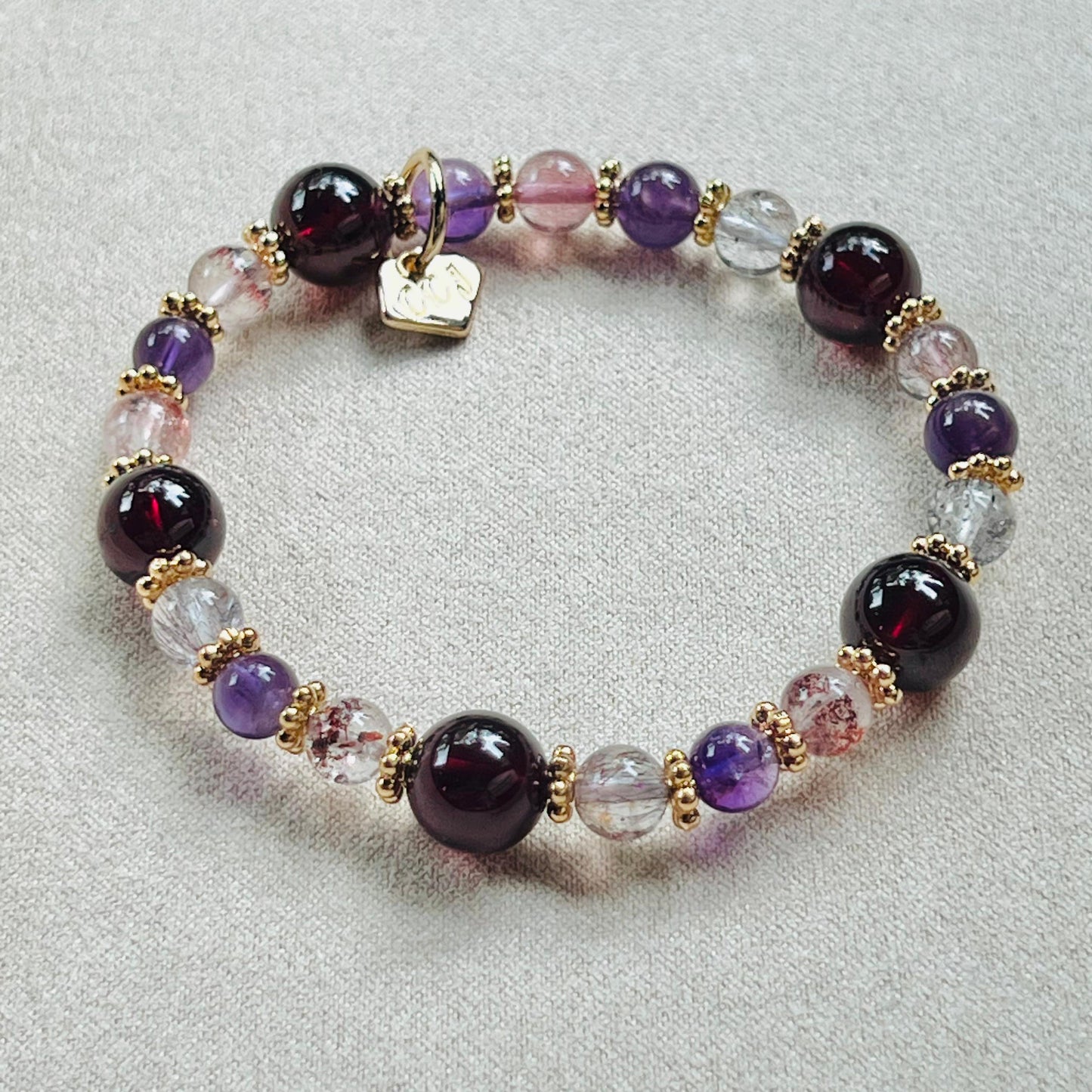 Super7 & Garnet Bracelet
