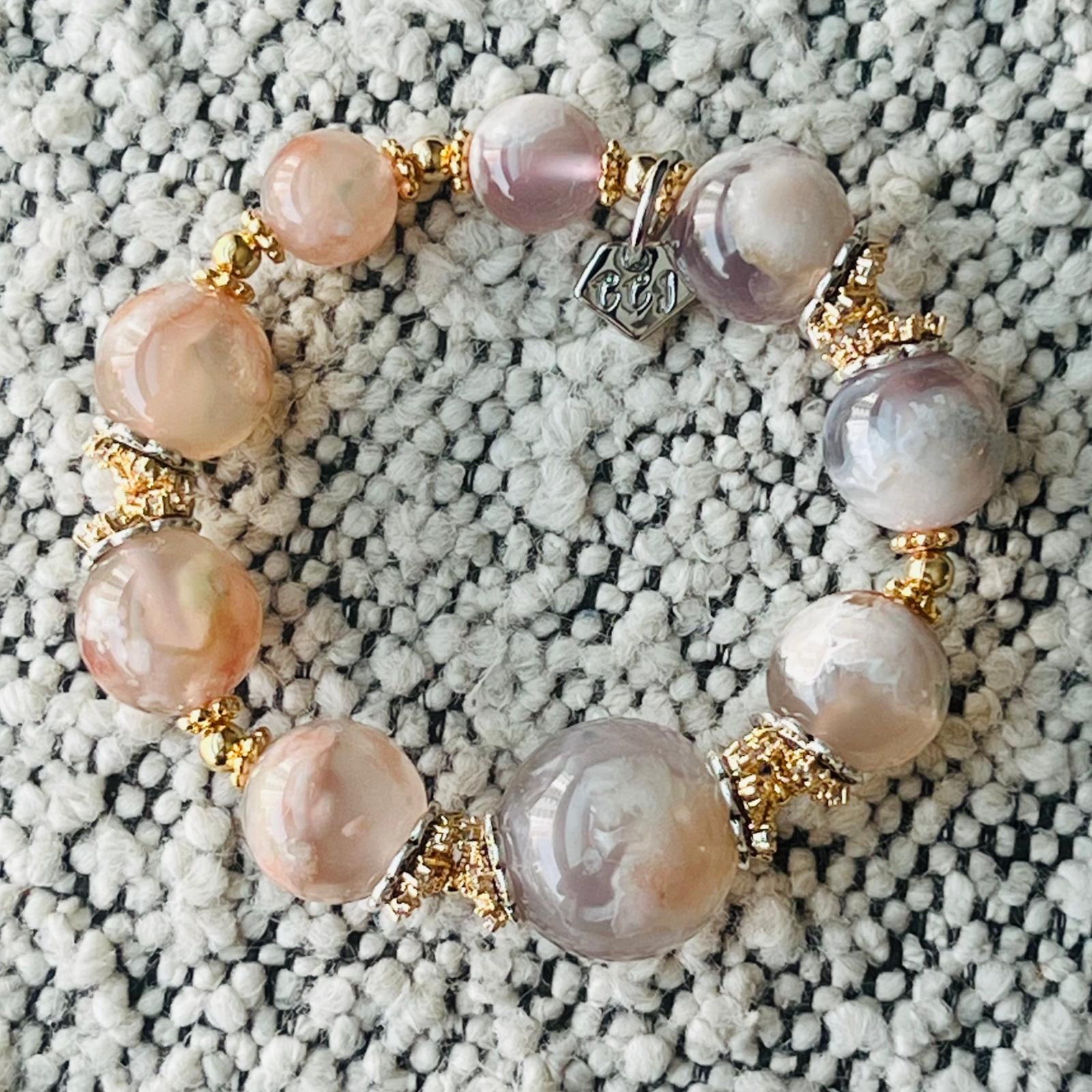 Sakura agate deals bracelet