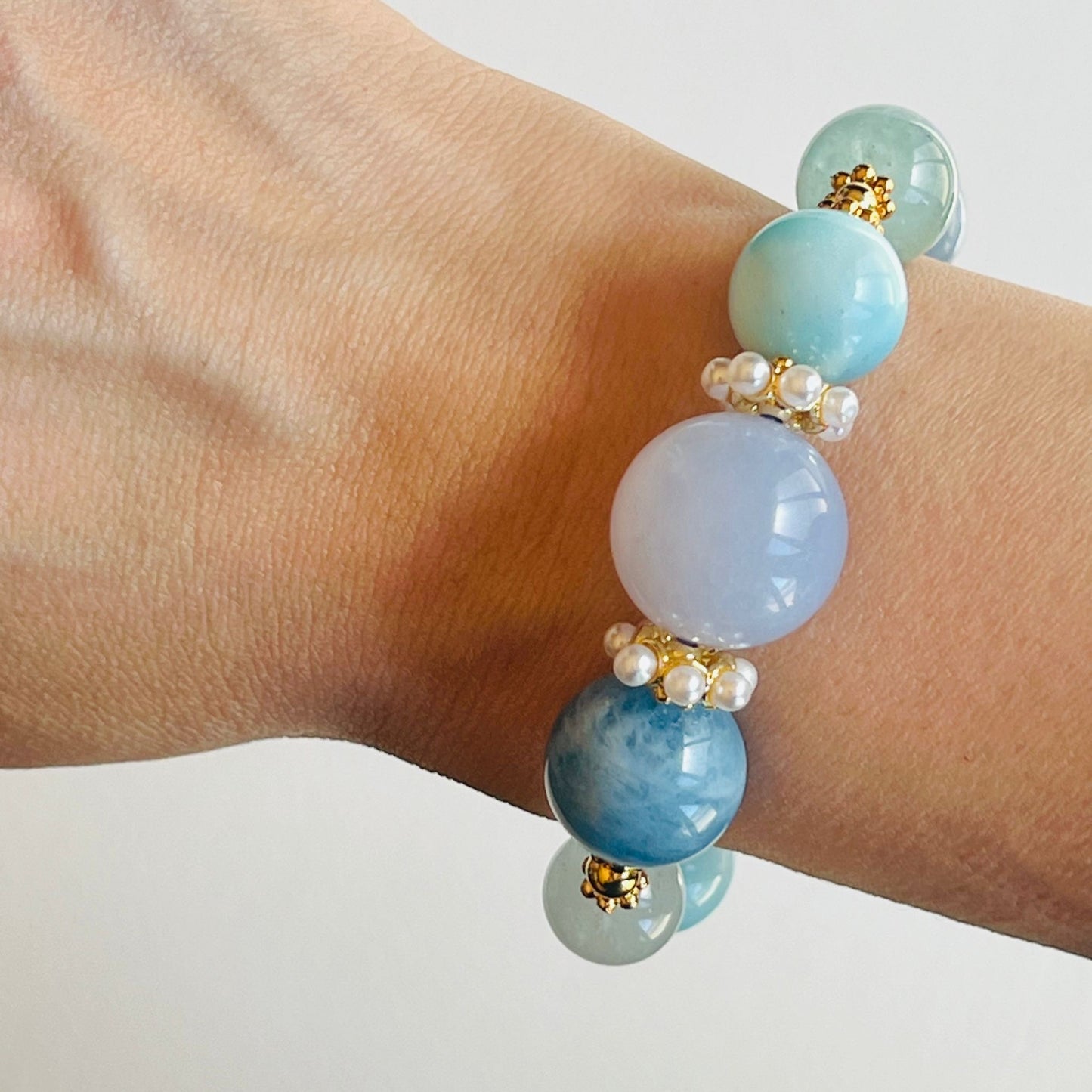 Azure Garden Crown Bracelet