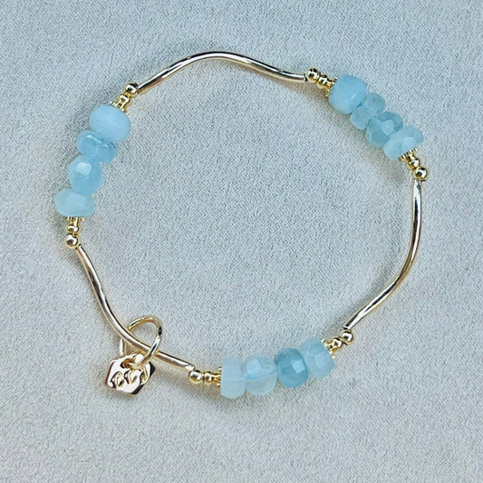 Aquamarine Baby La Grace Bracelet