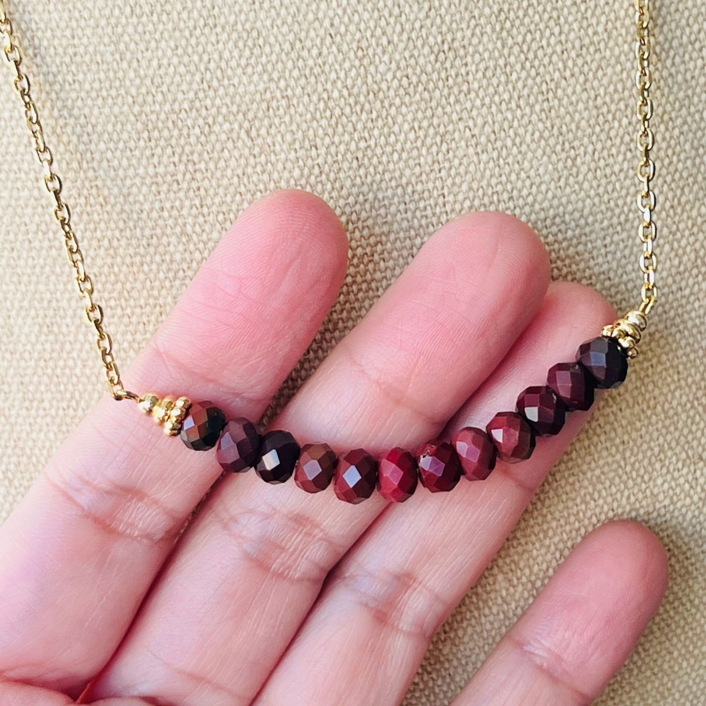 Mookaite Moon Necklace