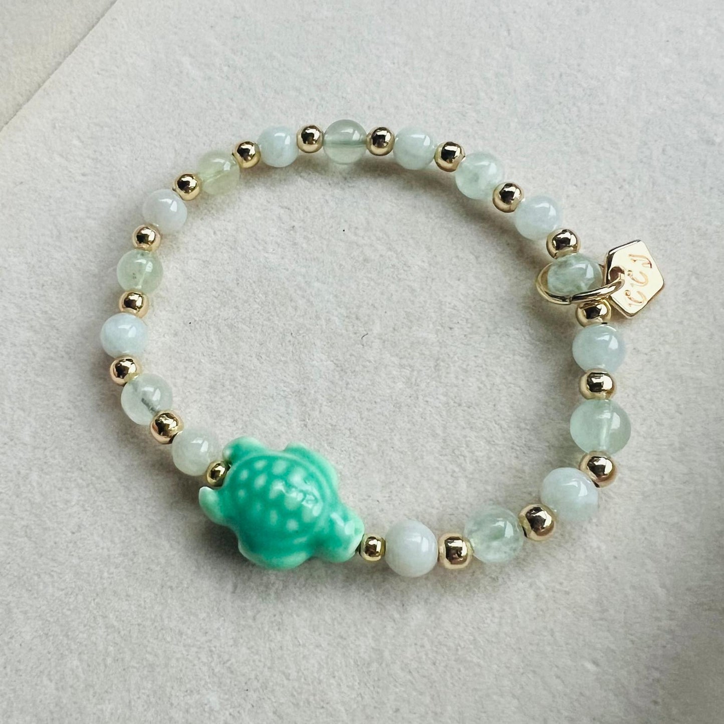 Jade & Green Beryl Cuddlies Bracelet