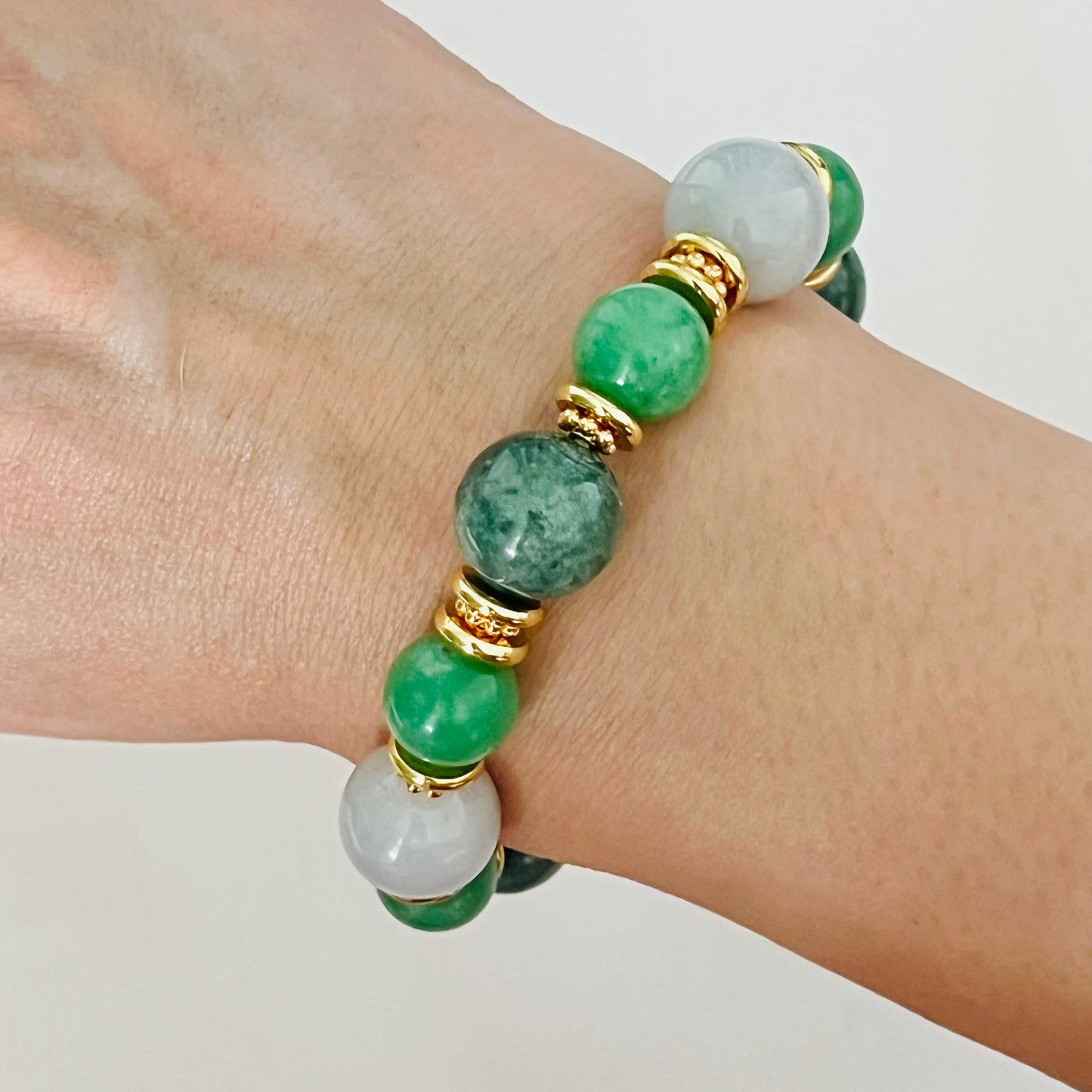 Jade & Variscite Juicy Bracelet