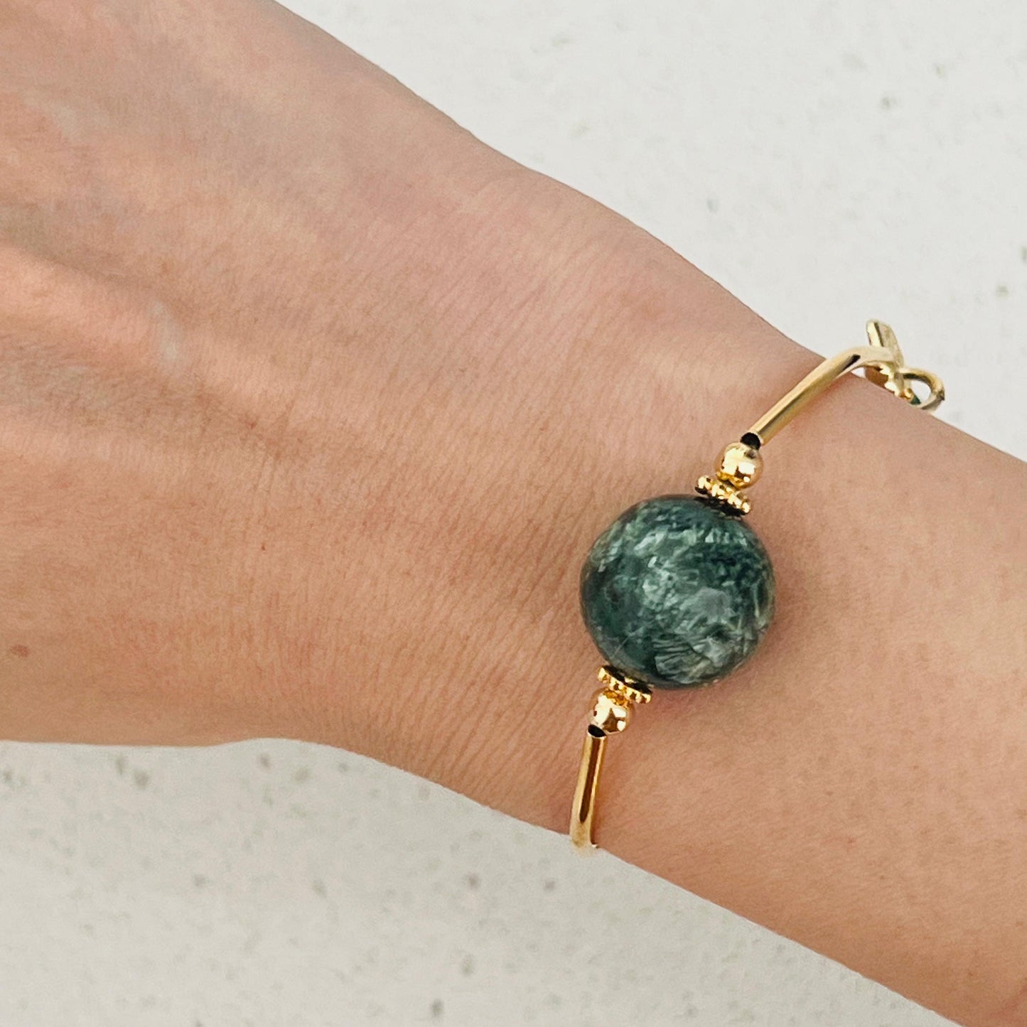 Jade & Seraphinite Juicy La Grace Bracelet