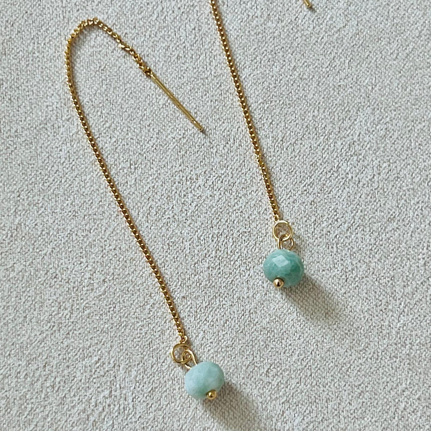 Jade Thread Earrings