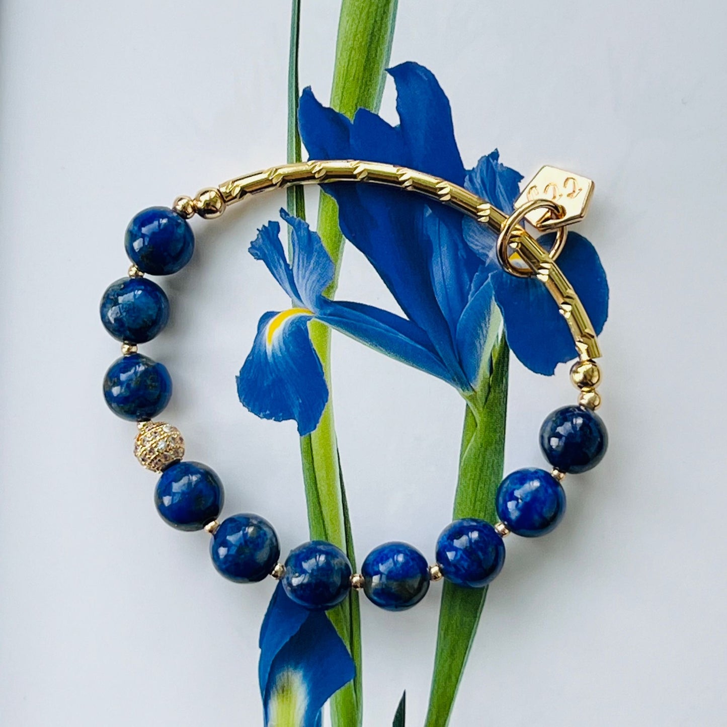 Lucky Lapis Lazuli Delicate Diadem Bracelet