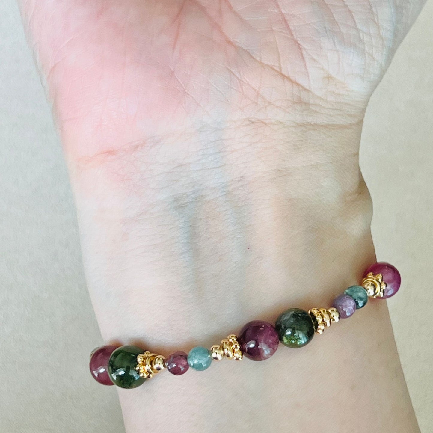 Rainbow Tourmaline Bracelet