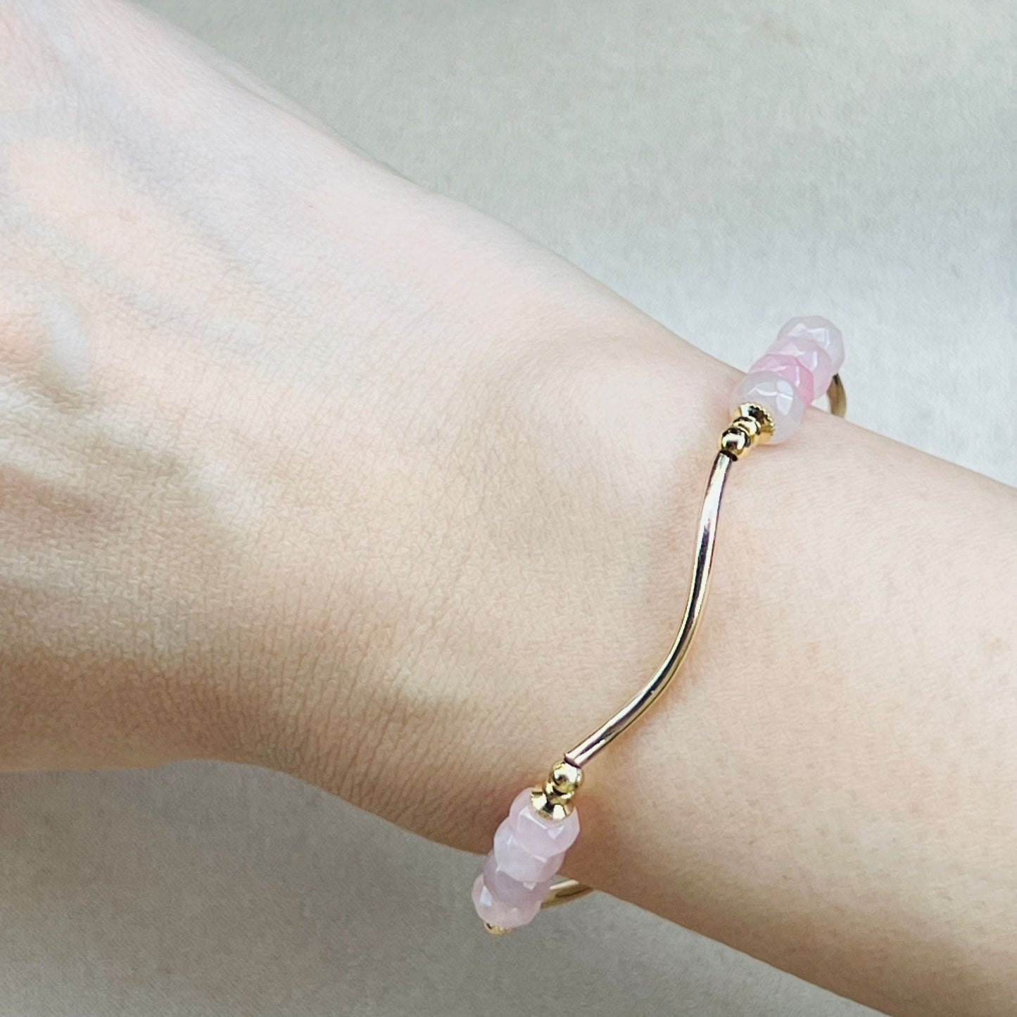 Rose Quartz La Grace Bracelet