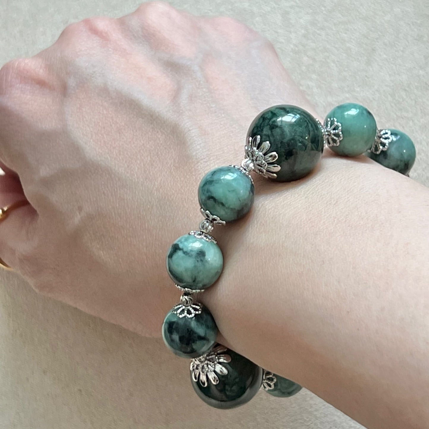Watercolor Jade Bracelet SHW