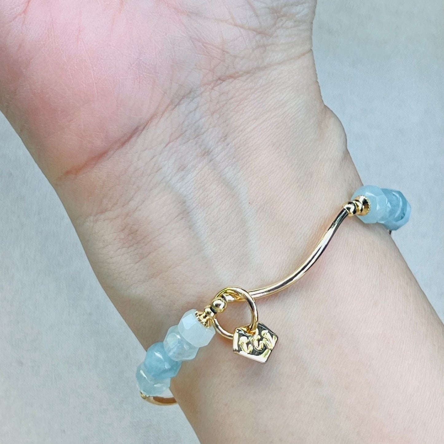 Aquamarine La Grace Bracelet