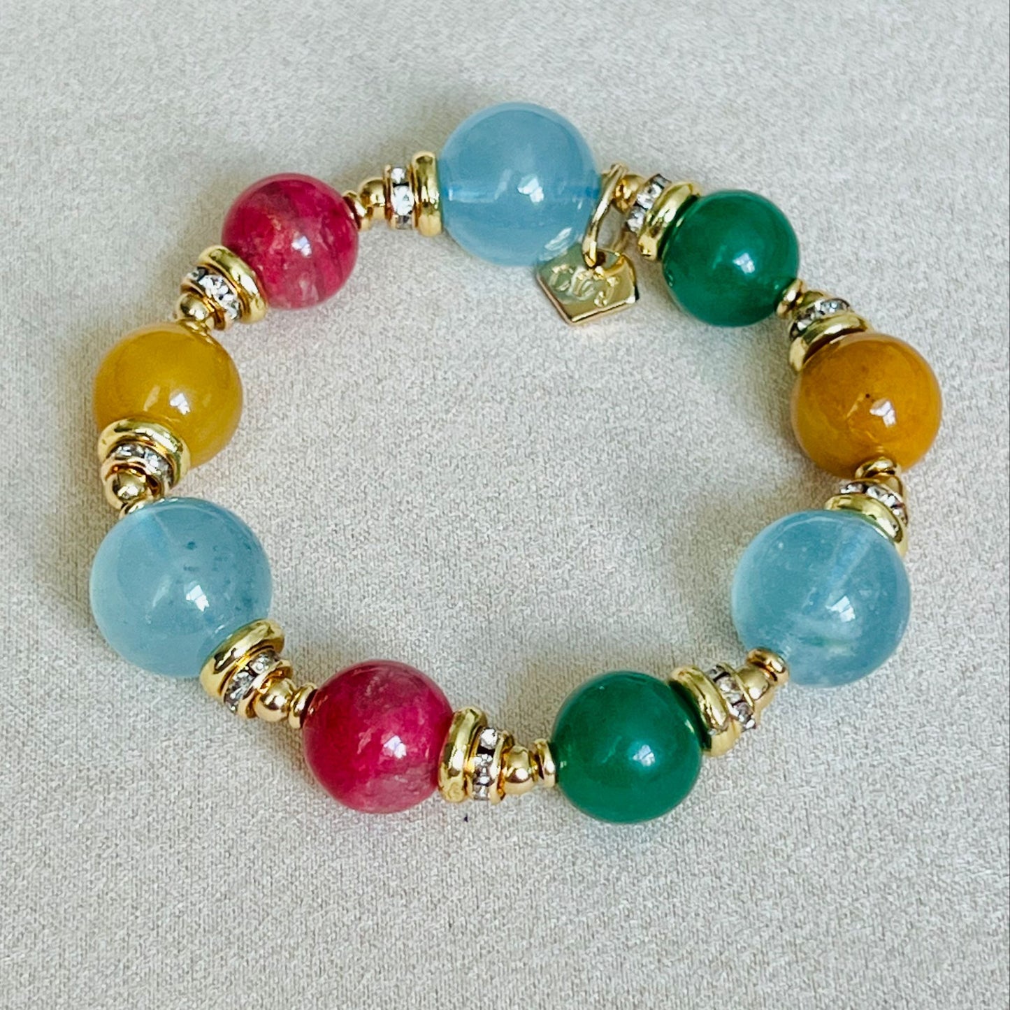 Aquamarine Abundance & Joy Bracelet