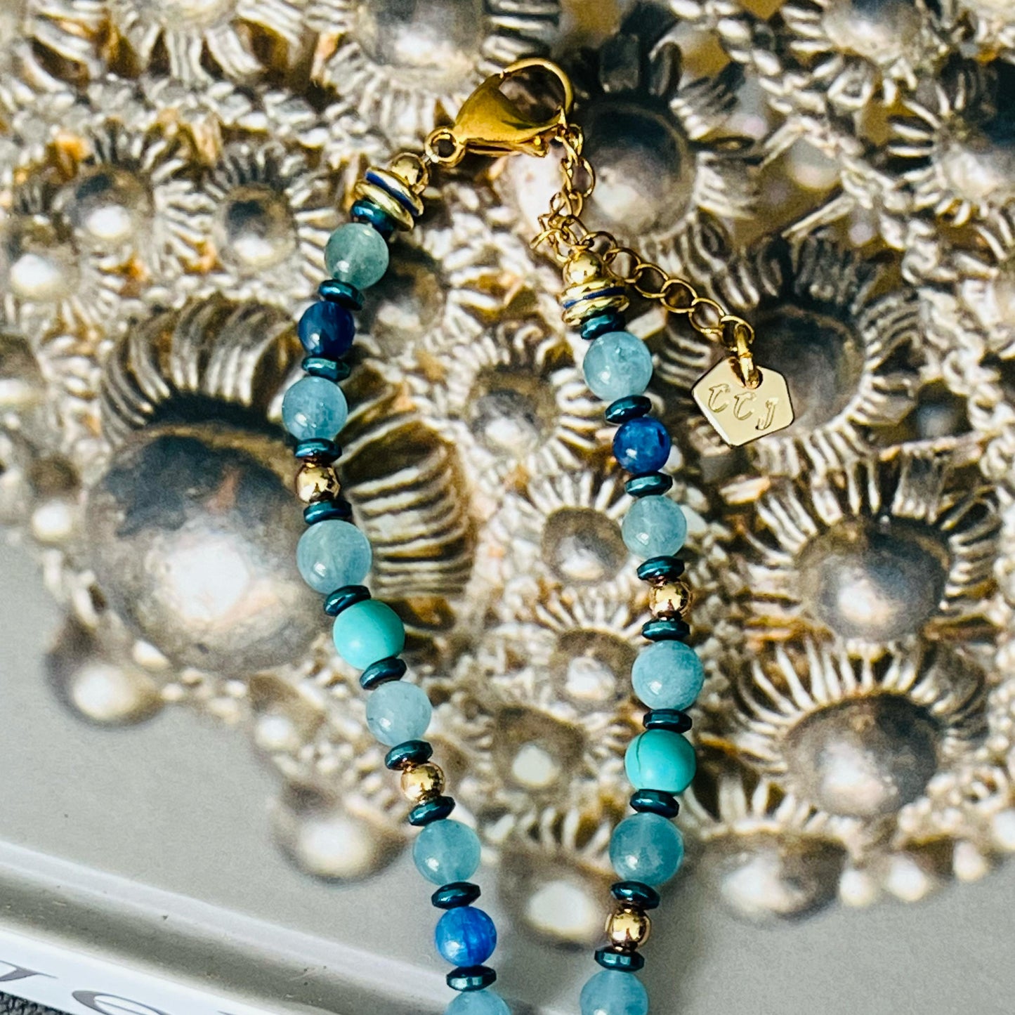 Blessing Blue Flower Necklace