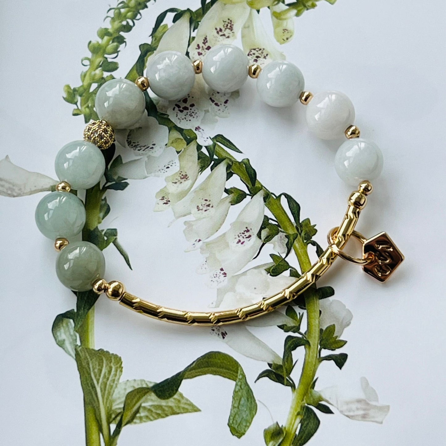 Jubilant Jade Delicate Diadem Bracelet