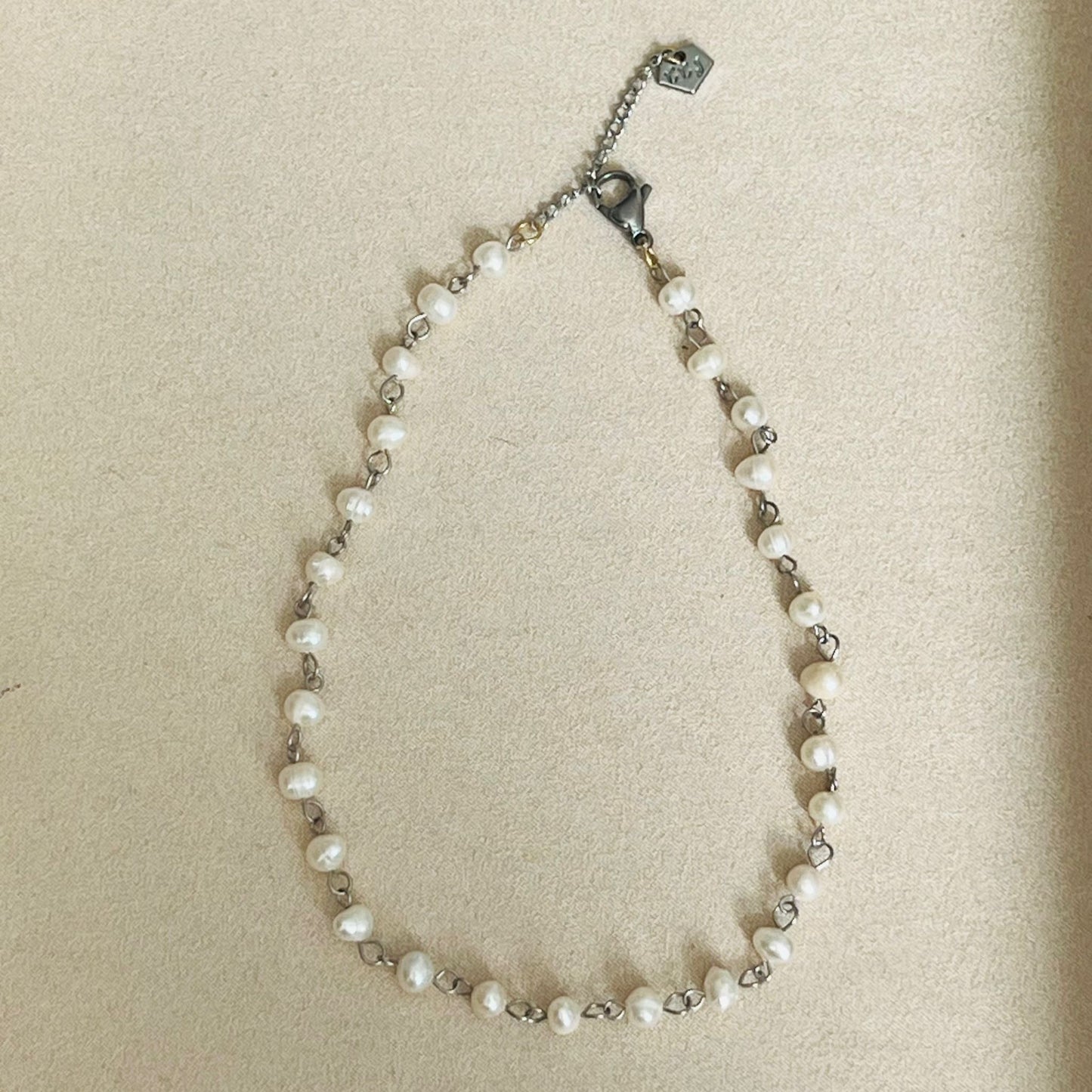 Baroque Pearl Choker Necklace SHW