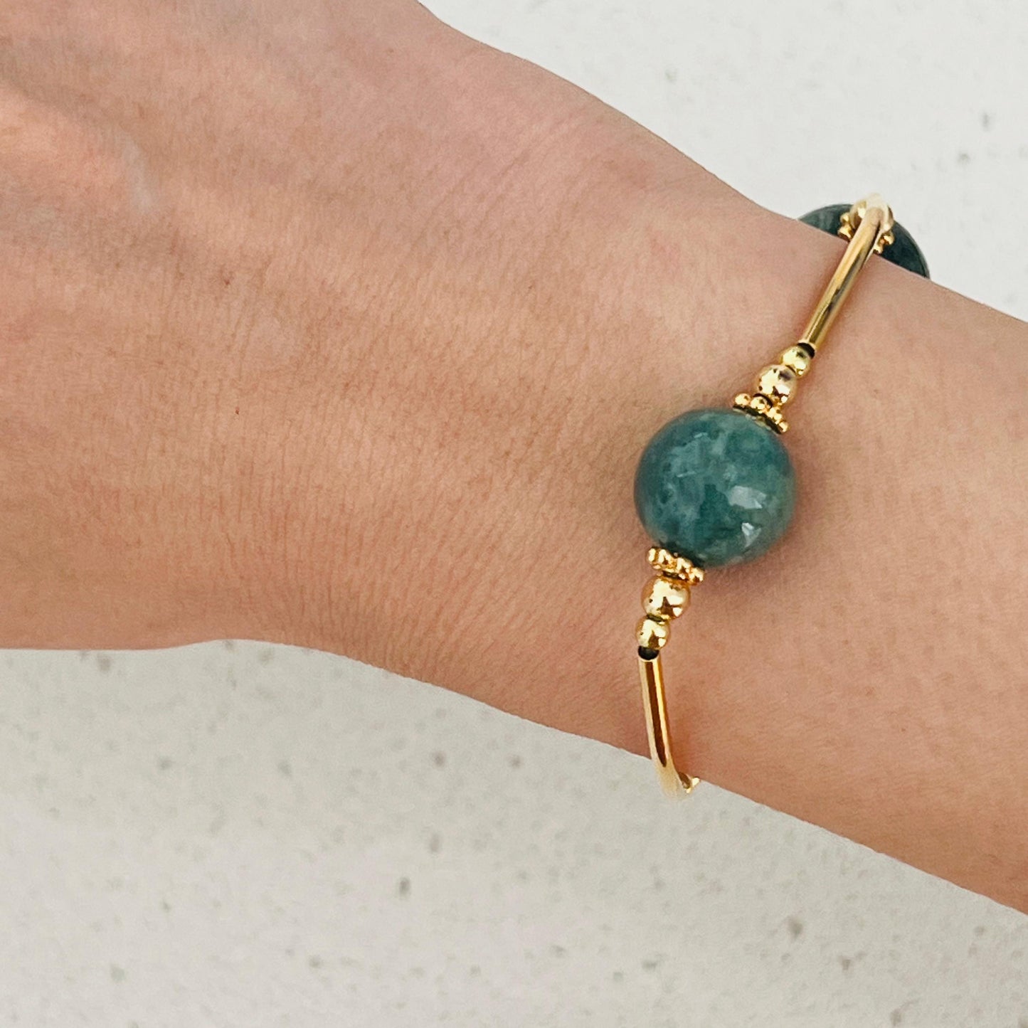 Jade & Seraphinite Juicy La Grace Bracelet