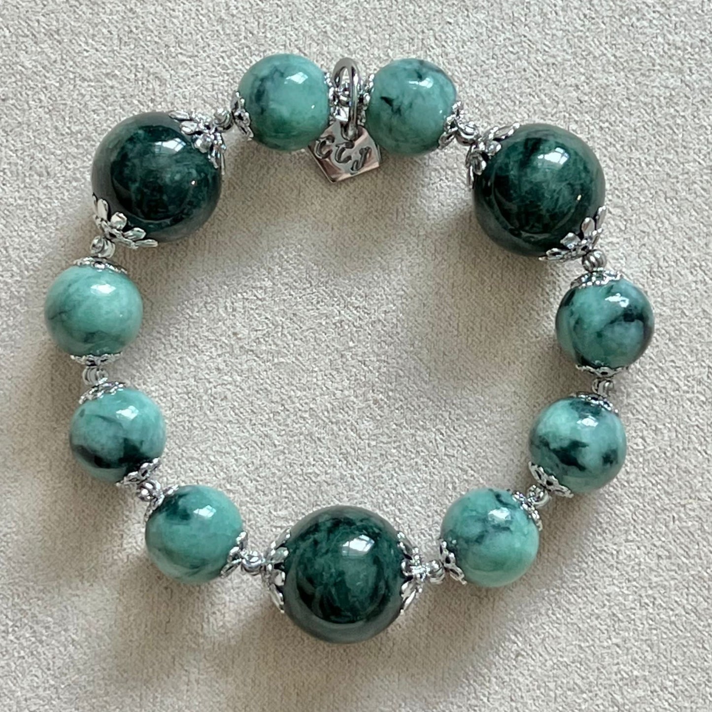 Watercolor Jade Bracelet SHW