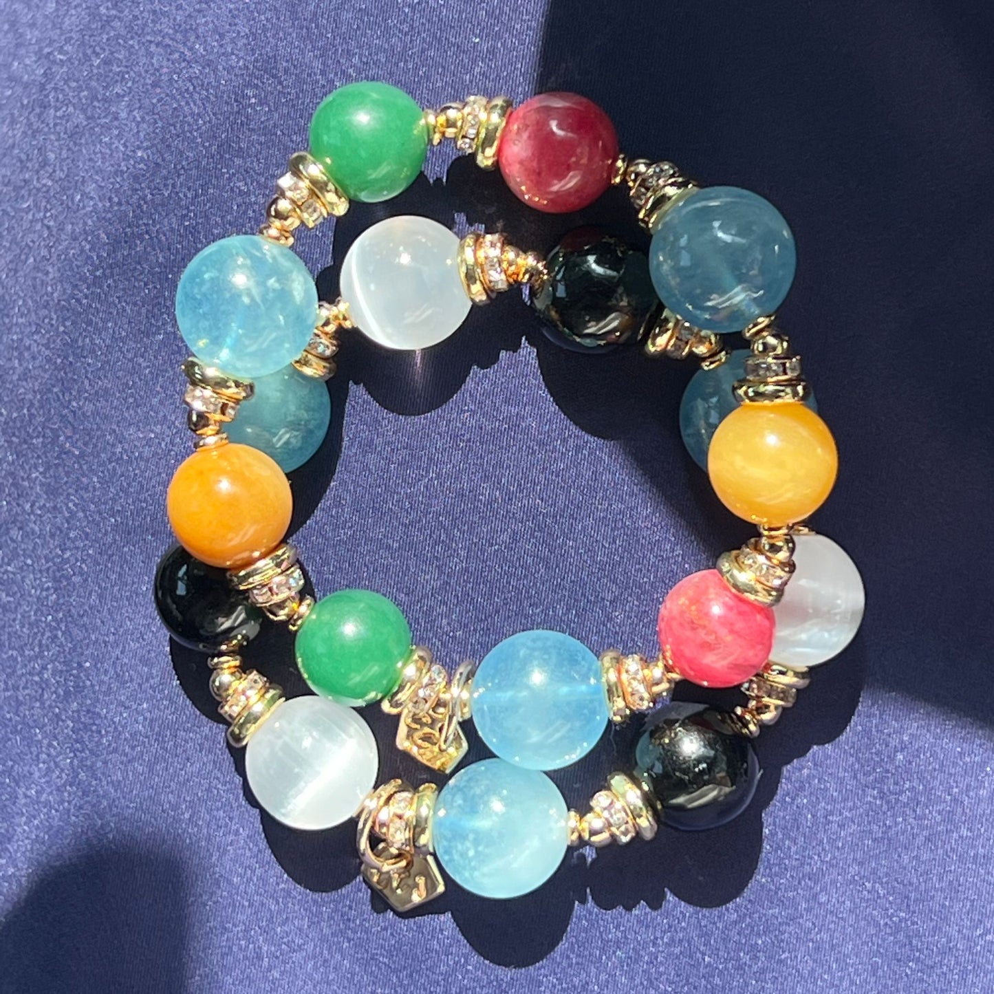 Aquamarine Abundance & Joy Bracelet