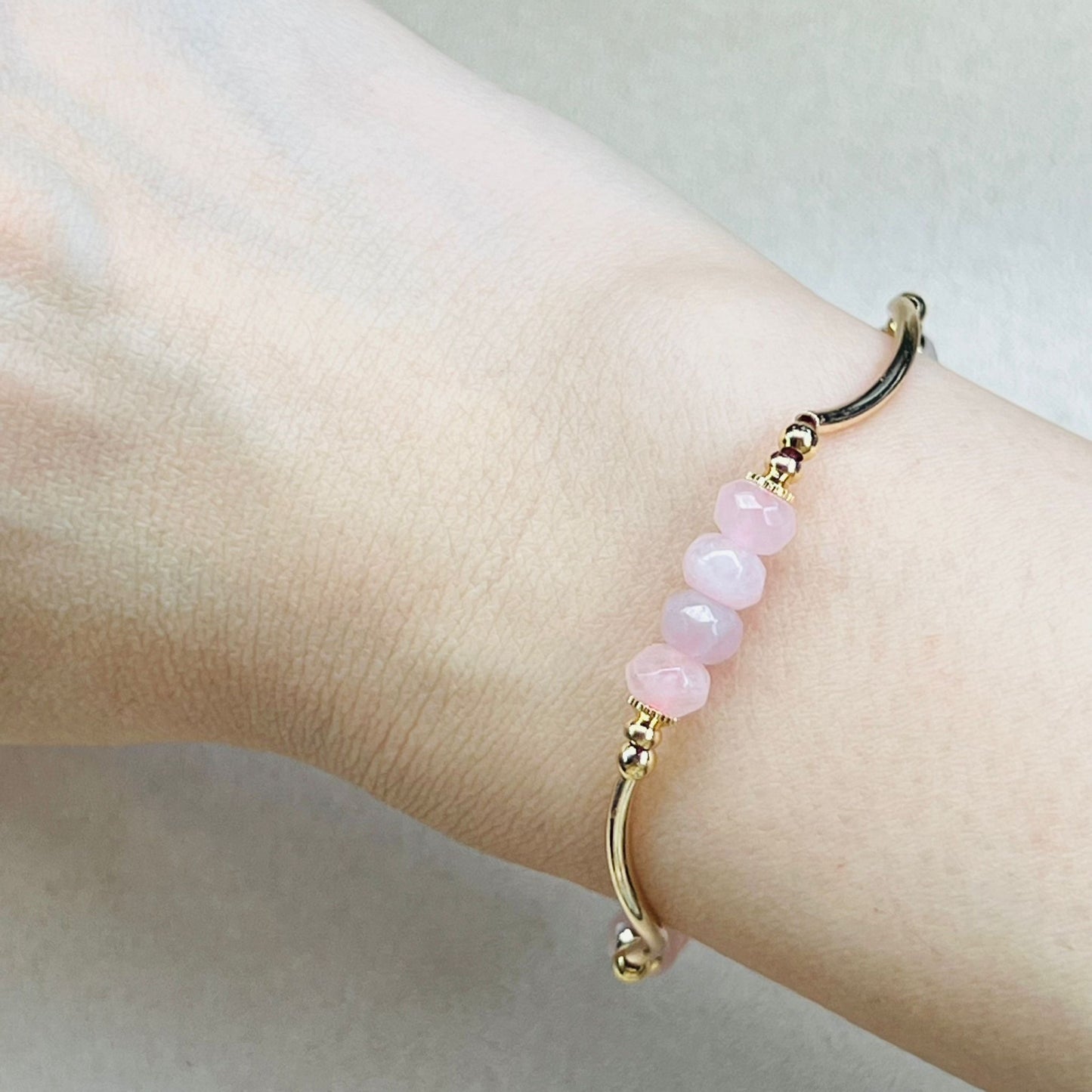 Rose Quartz La Grace Bracelet