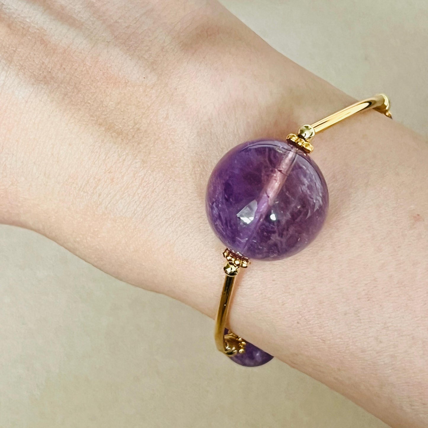 Amethyst, Ametrine & Lavender Moon Quartz Juicy La Grace Bracelet