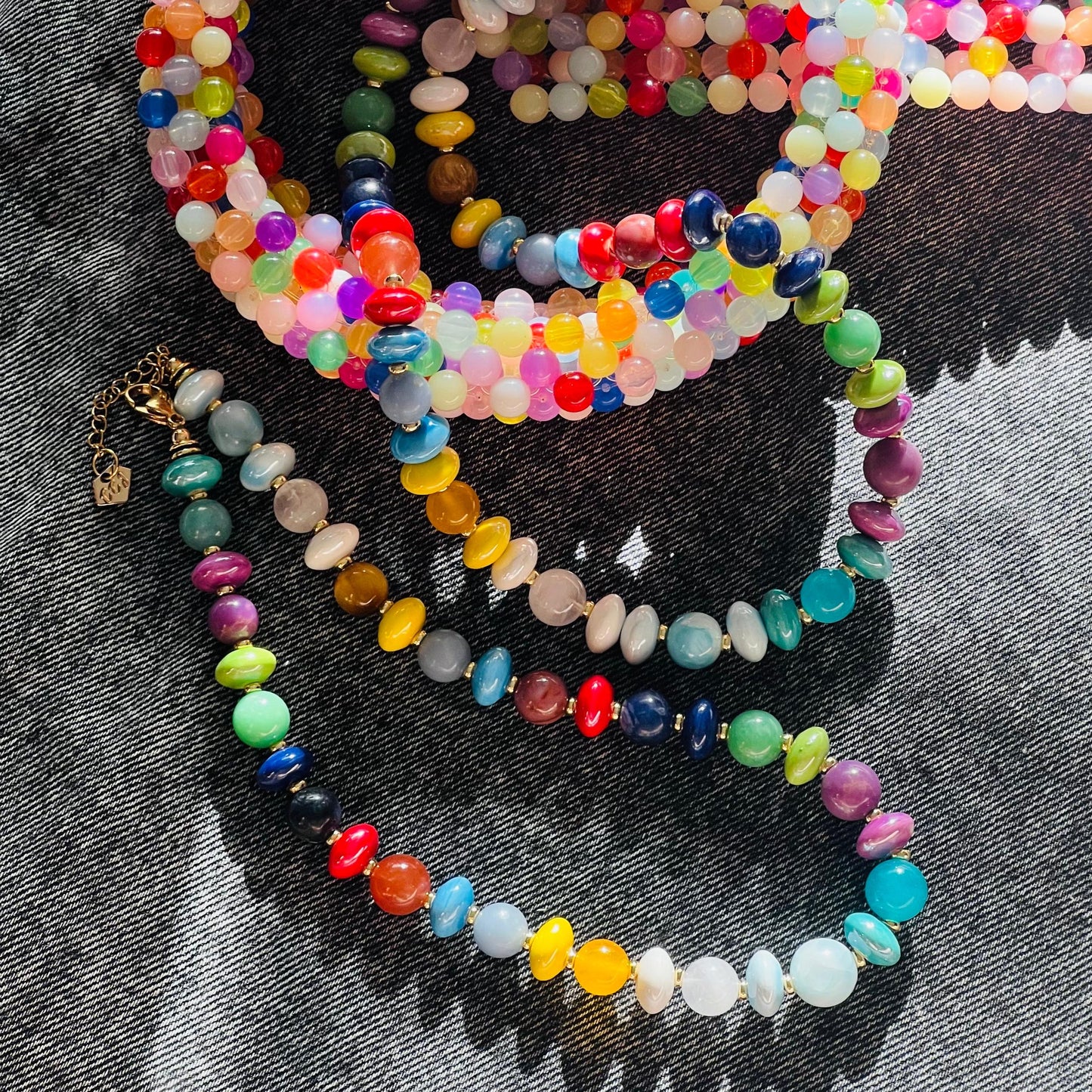7chakra Crystal Porcelain Necklace