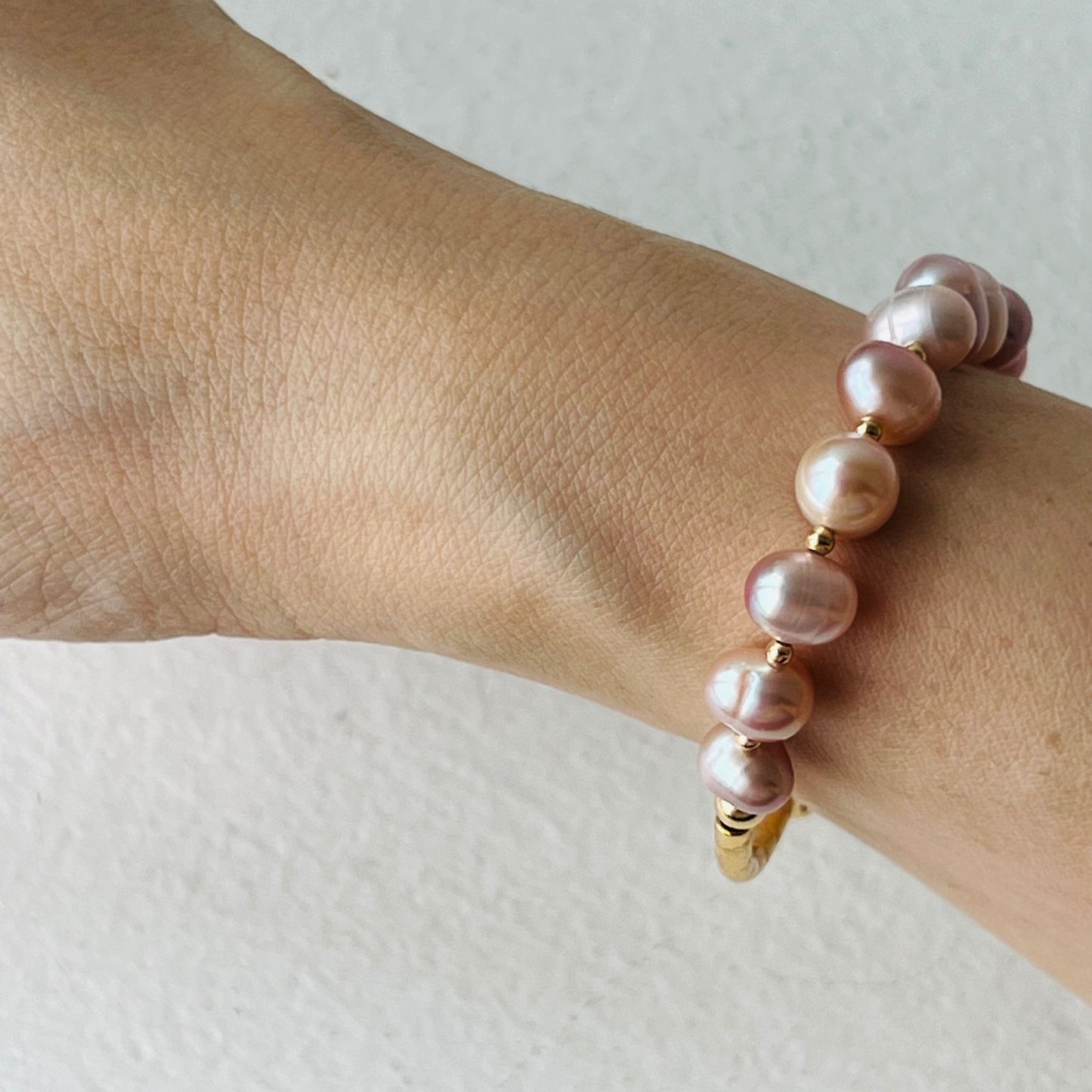Baby Champagne Pearl Diadem Bracelet