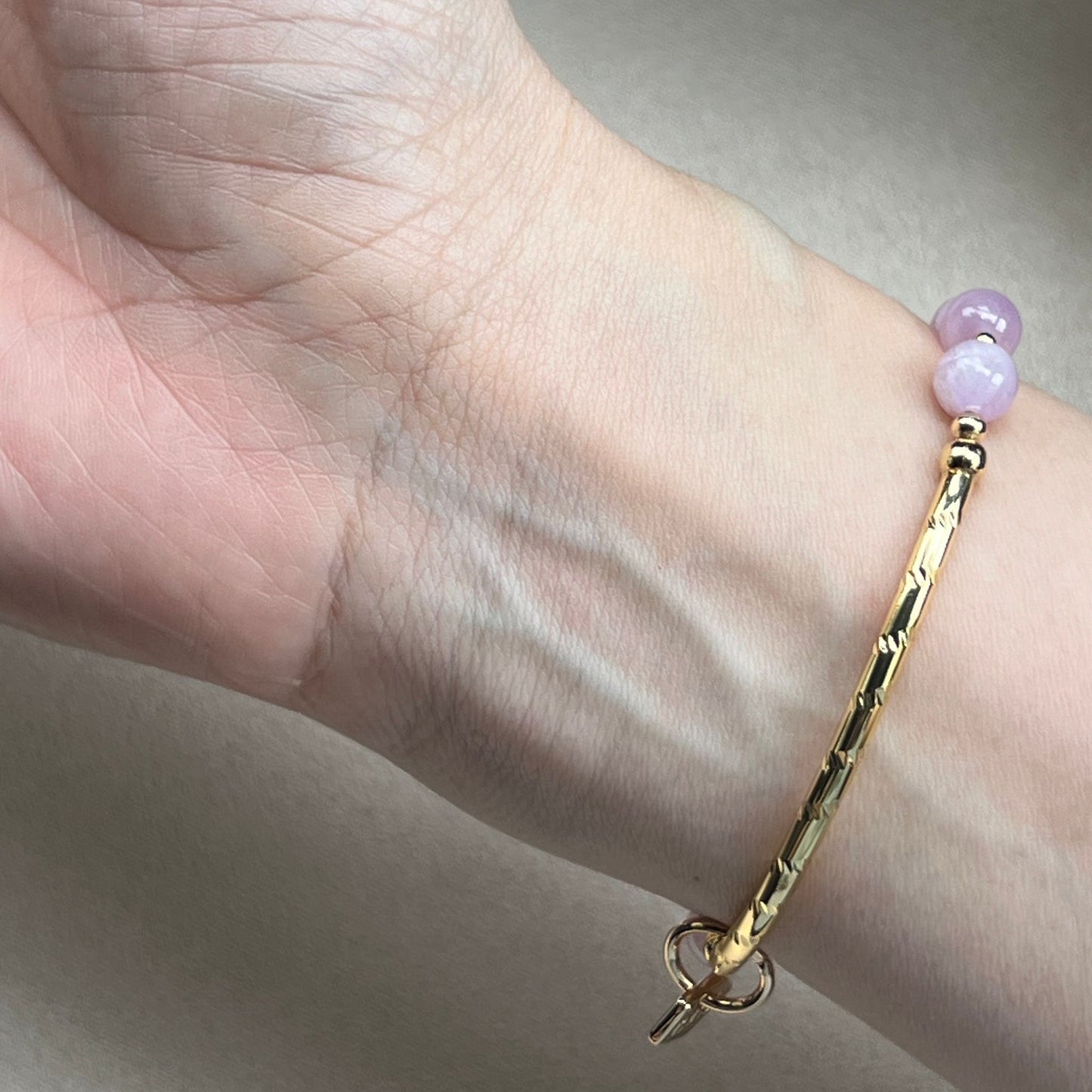 Kind Kunzite Delicate Diadem Bracelet