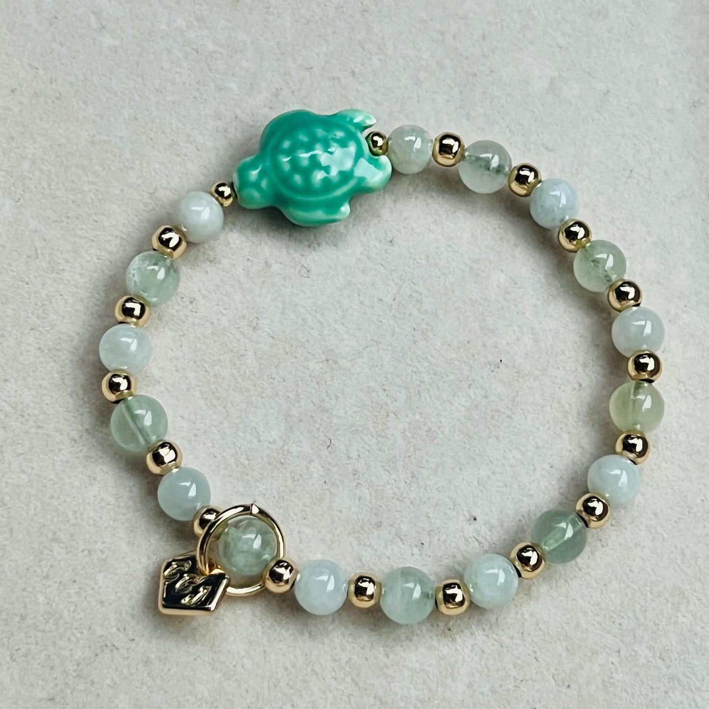Jade & Green Beryl Cuddlies Bracelet