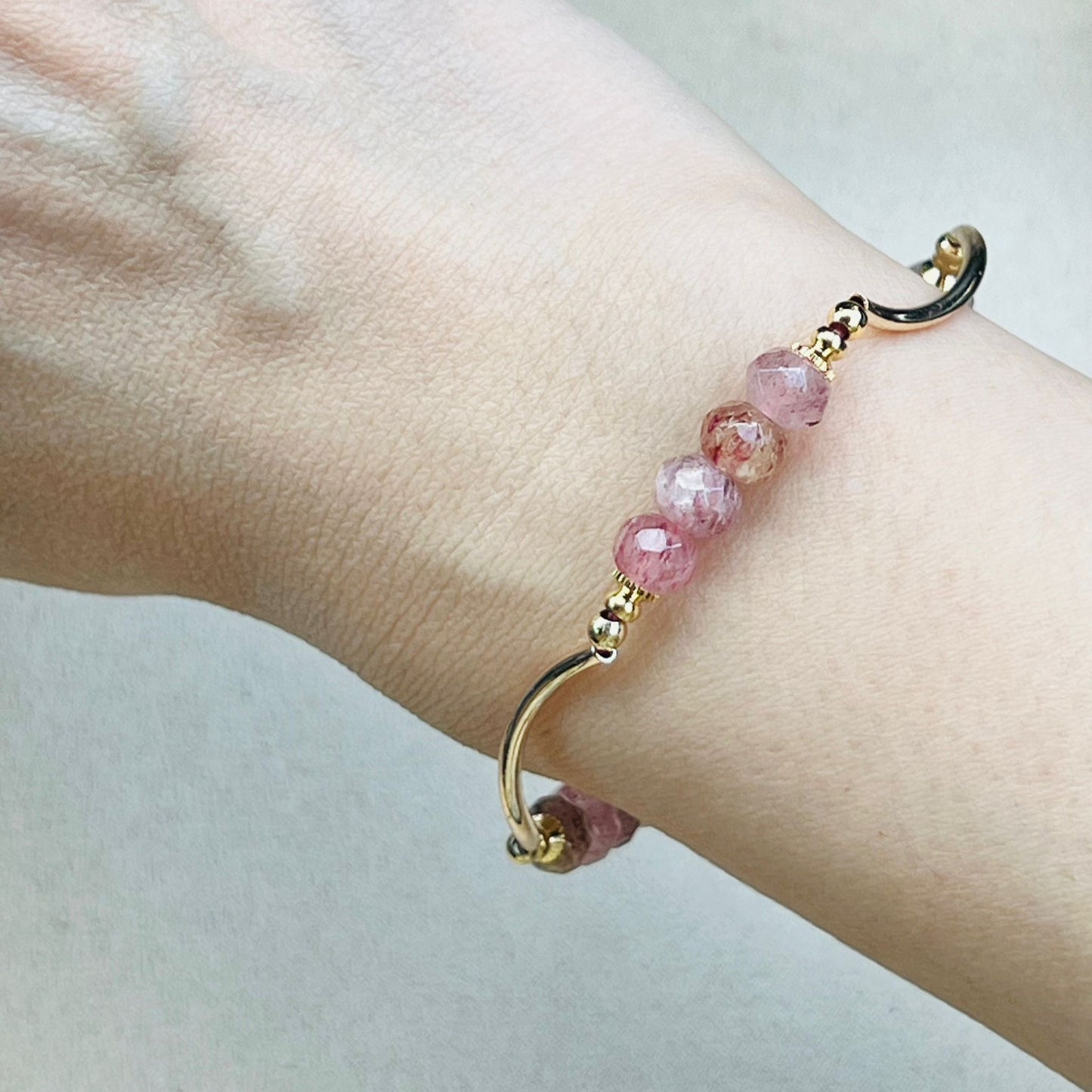 Strawberry Quartz La Grace Bracelet