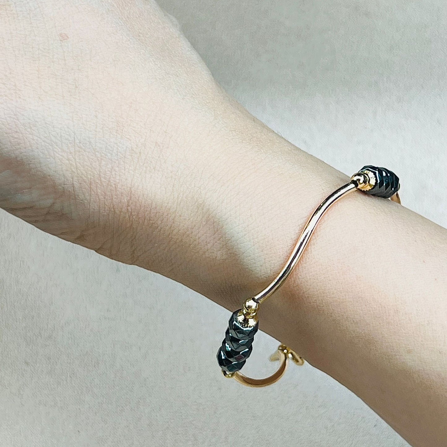 Hematite La Grace Bracelet