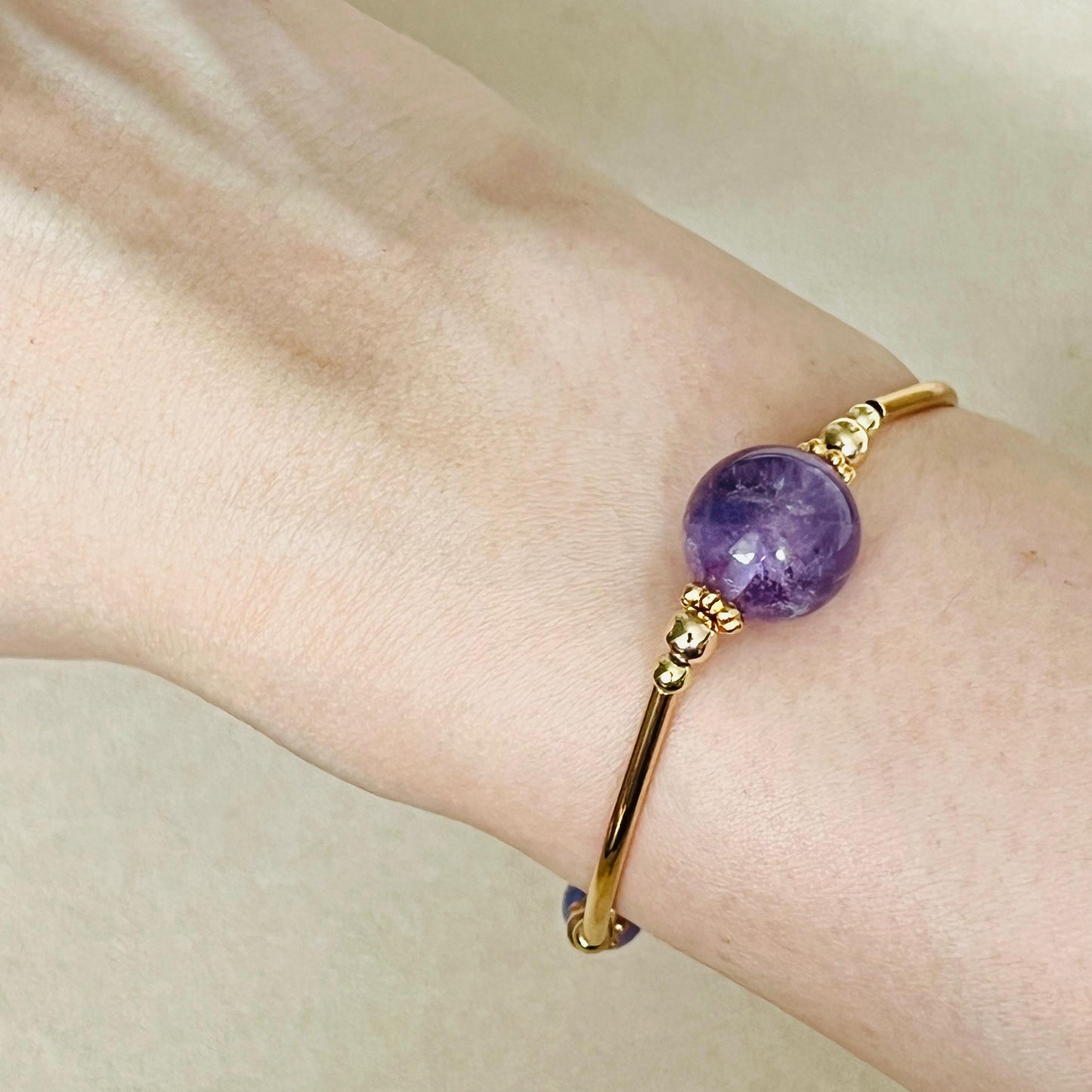 Amethyst, Ametrine & Lavender Moon Quartz Juicy La Grace Bracelet