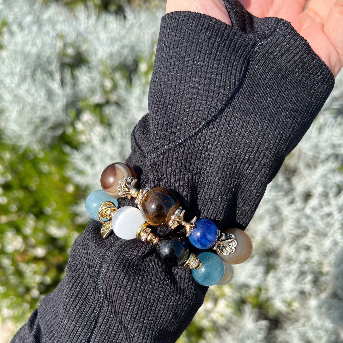 Blue Kyanite, Luck & Protection Bracelet