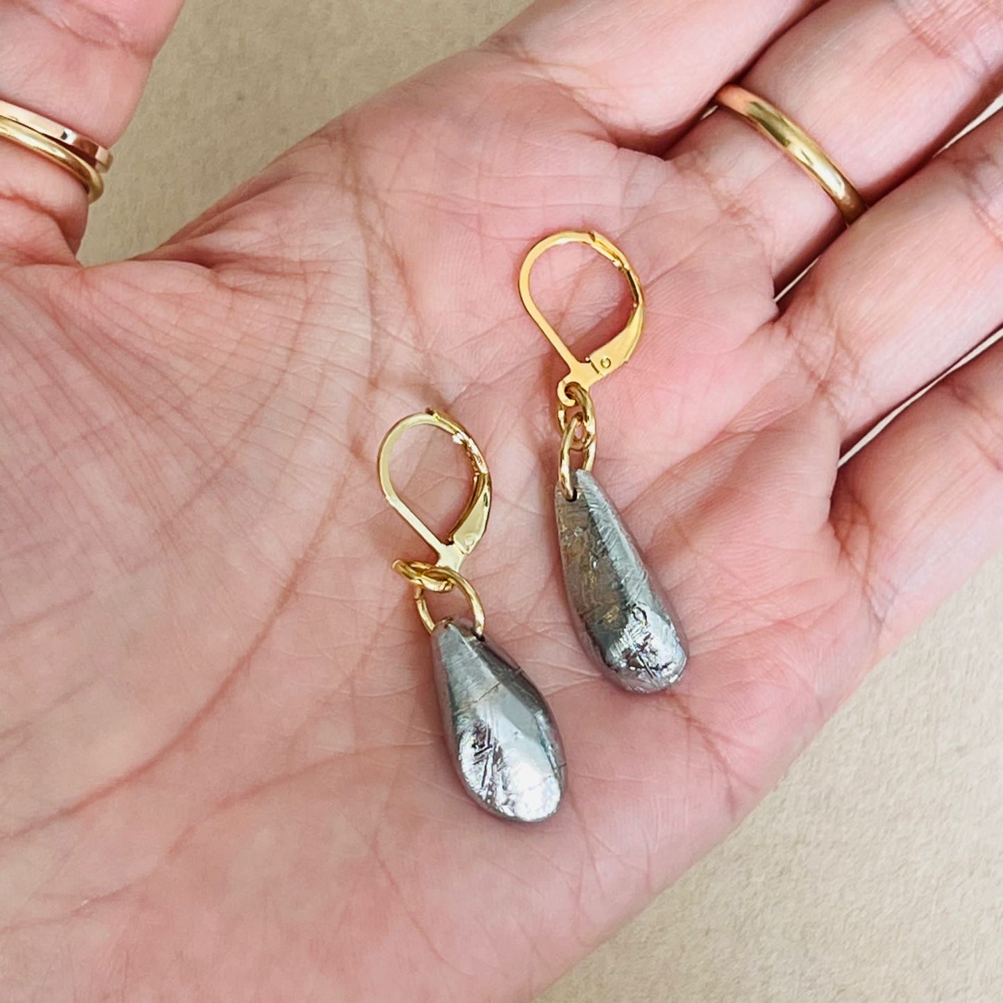 Meteorite Earrings