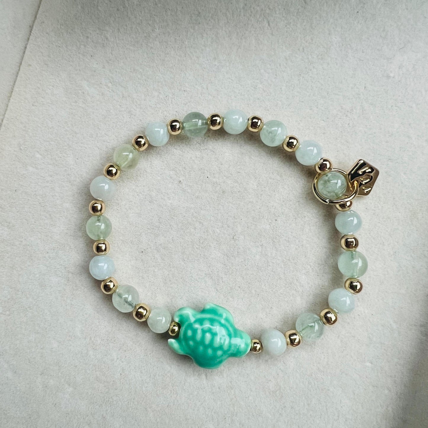 Jade & Green Beryl Cuddlies Bracelet