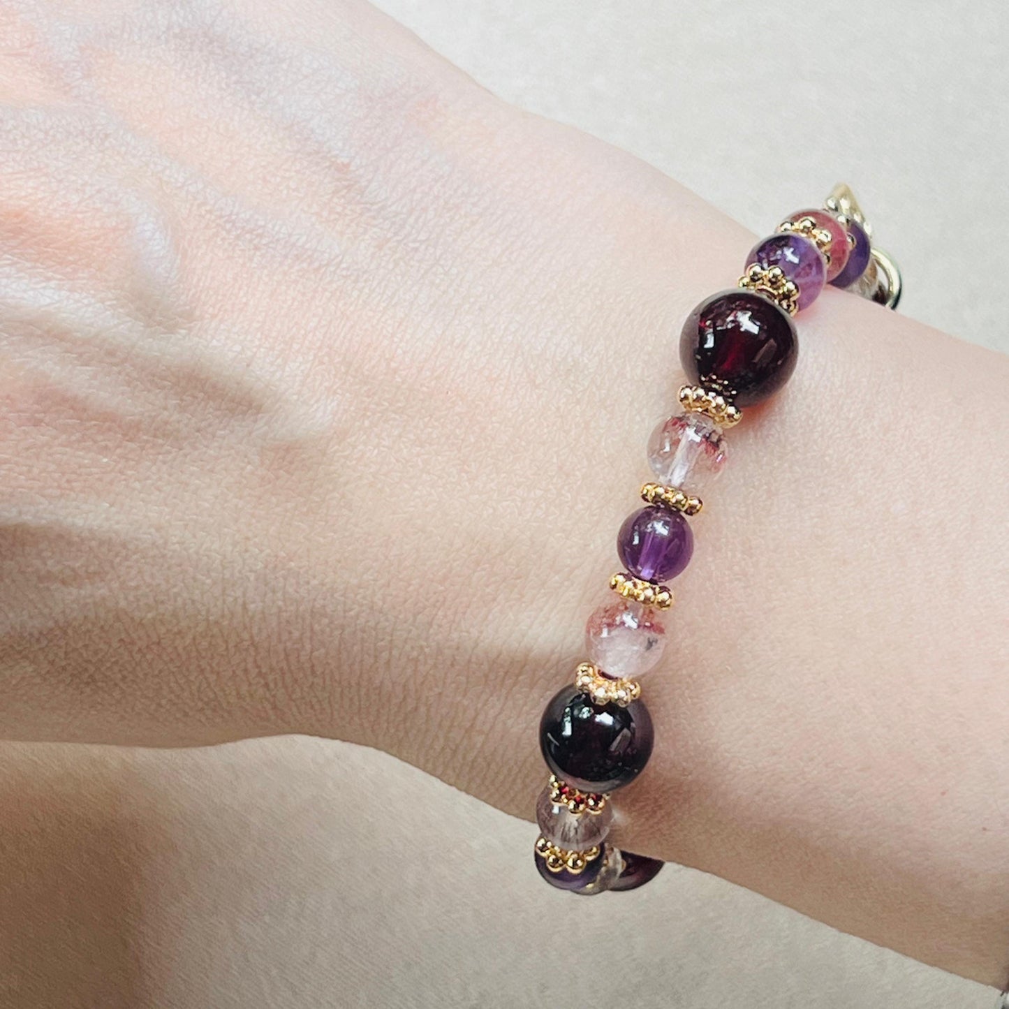Super7 & Garnet Bracelet