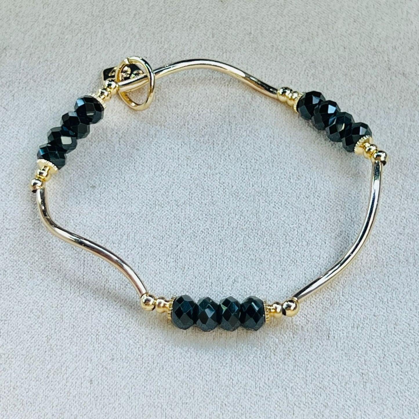 Black Spinel La Grace Bracelet