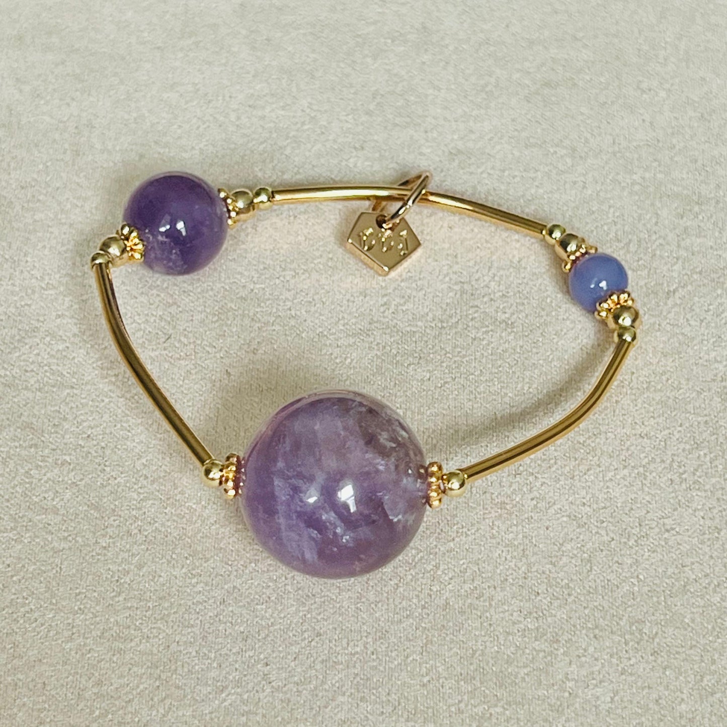 Amethyst, Ametrine & Lavender Moon Quartz Juicy La Grace Bracelet