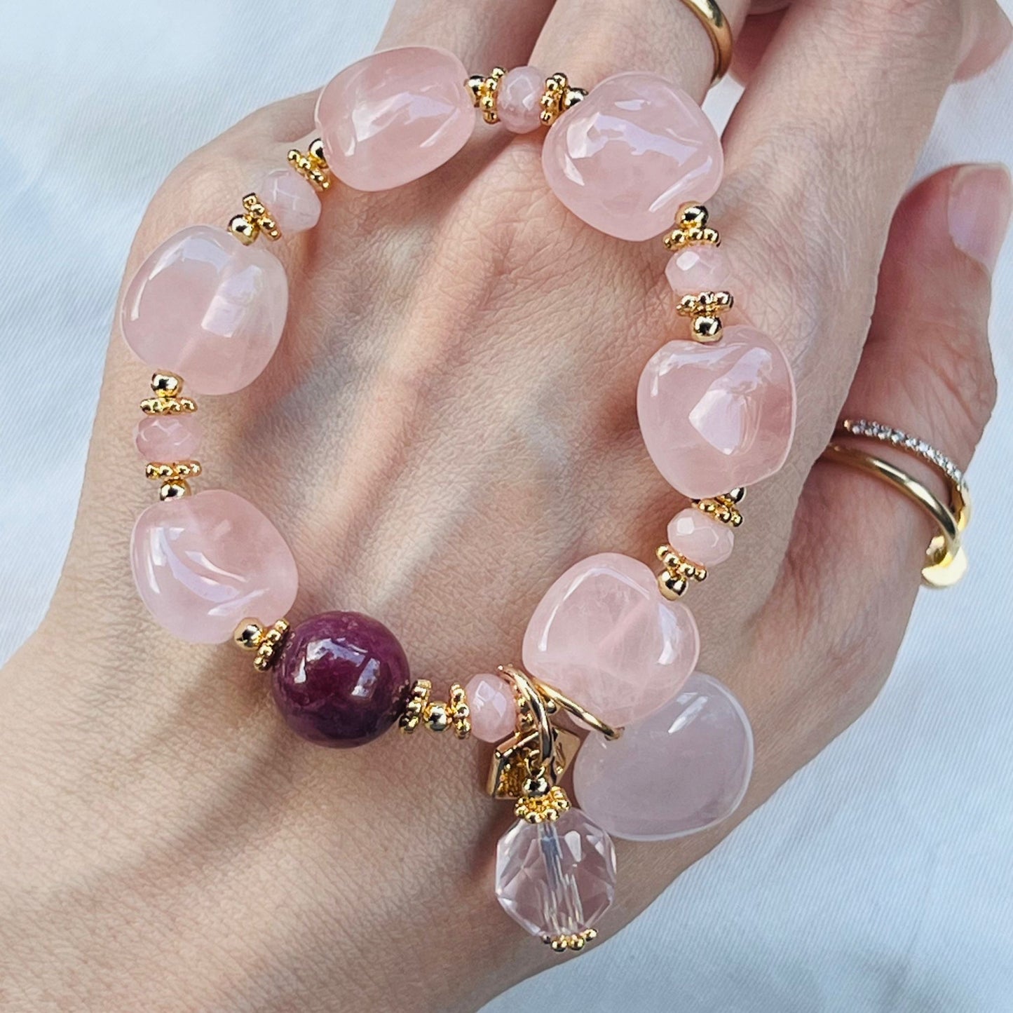 Ruby Apple Of My Eye Bracelet GHW