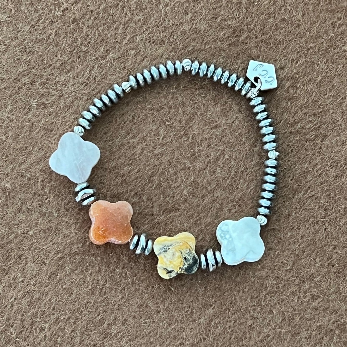 Clouds & Sunshine Clover Baby Bracelet SHW