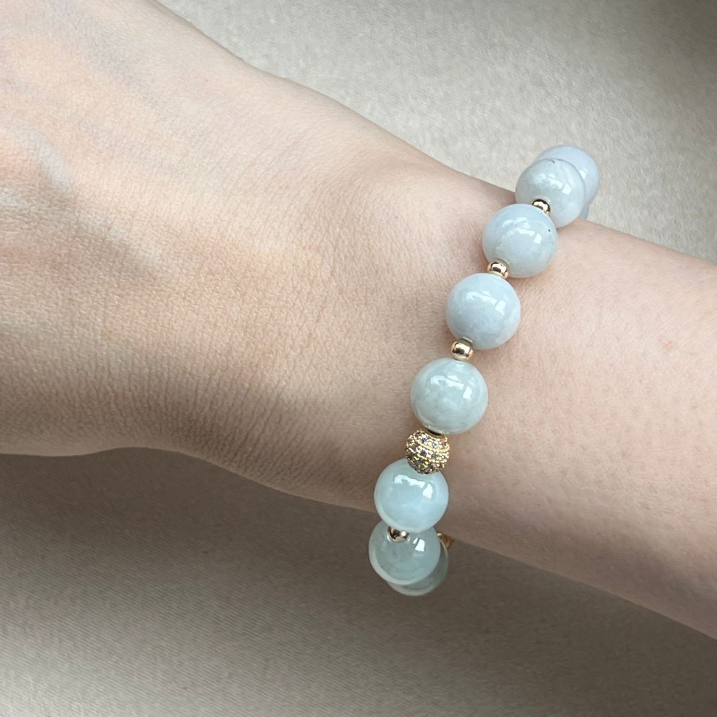 Jubilant Jade Delicate Diadem Bracelet