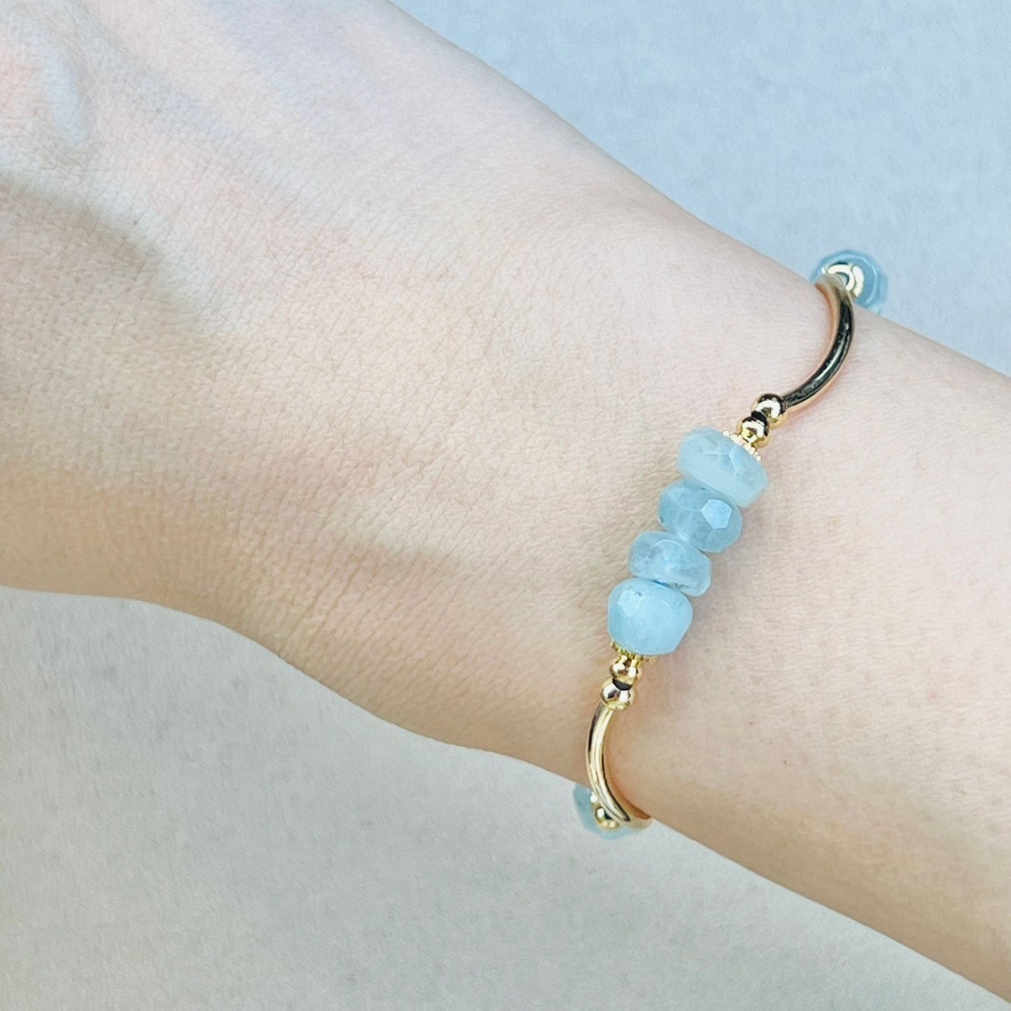 Aquamarine La Grace Bracelet