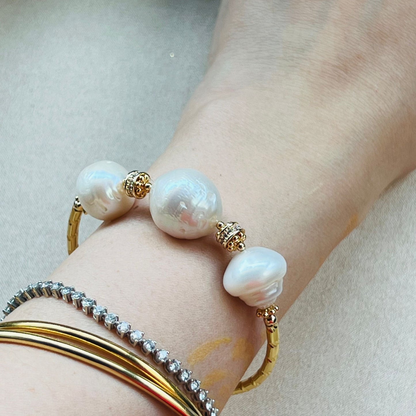 Precious Pearl Diadem Bracelet