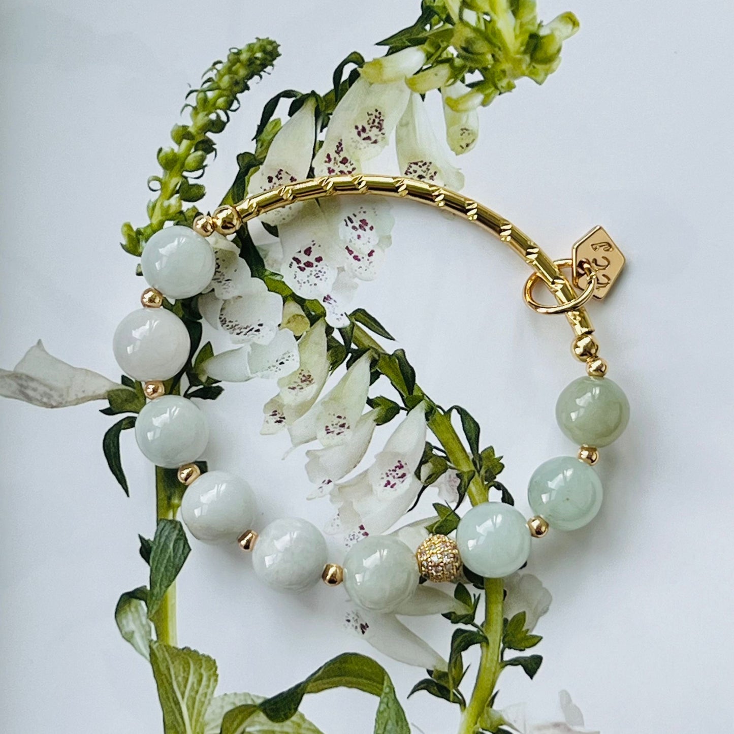 Jubilant Jade Delicate Diadem Bracelet