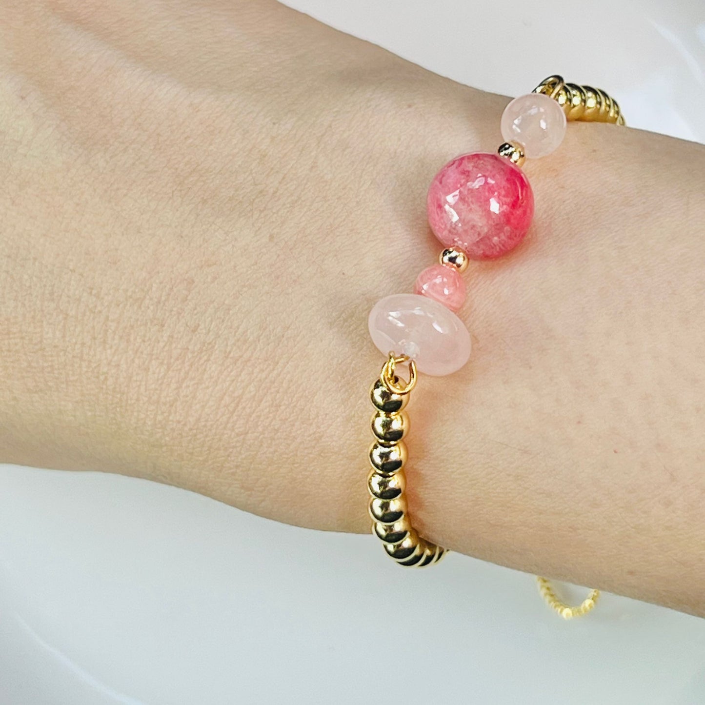 Peppy Pinks La Forma Bracelet